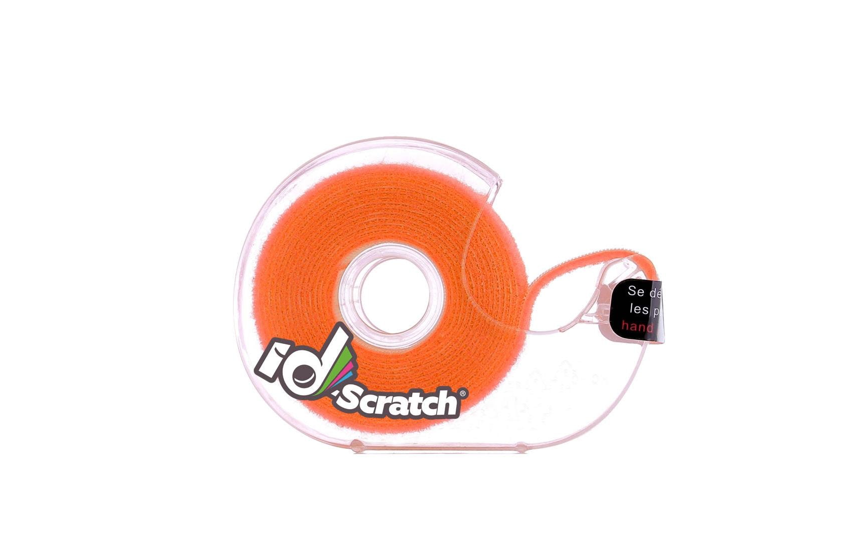 Patchsee Klettband-Box ID-SCRATCH Dispender Box Neonorange – Klettband von Patchsee