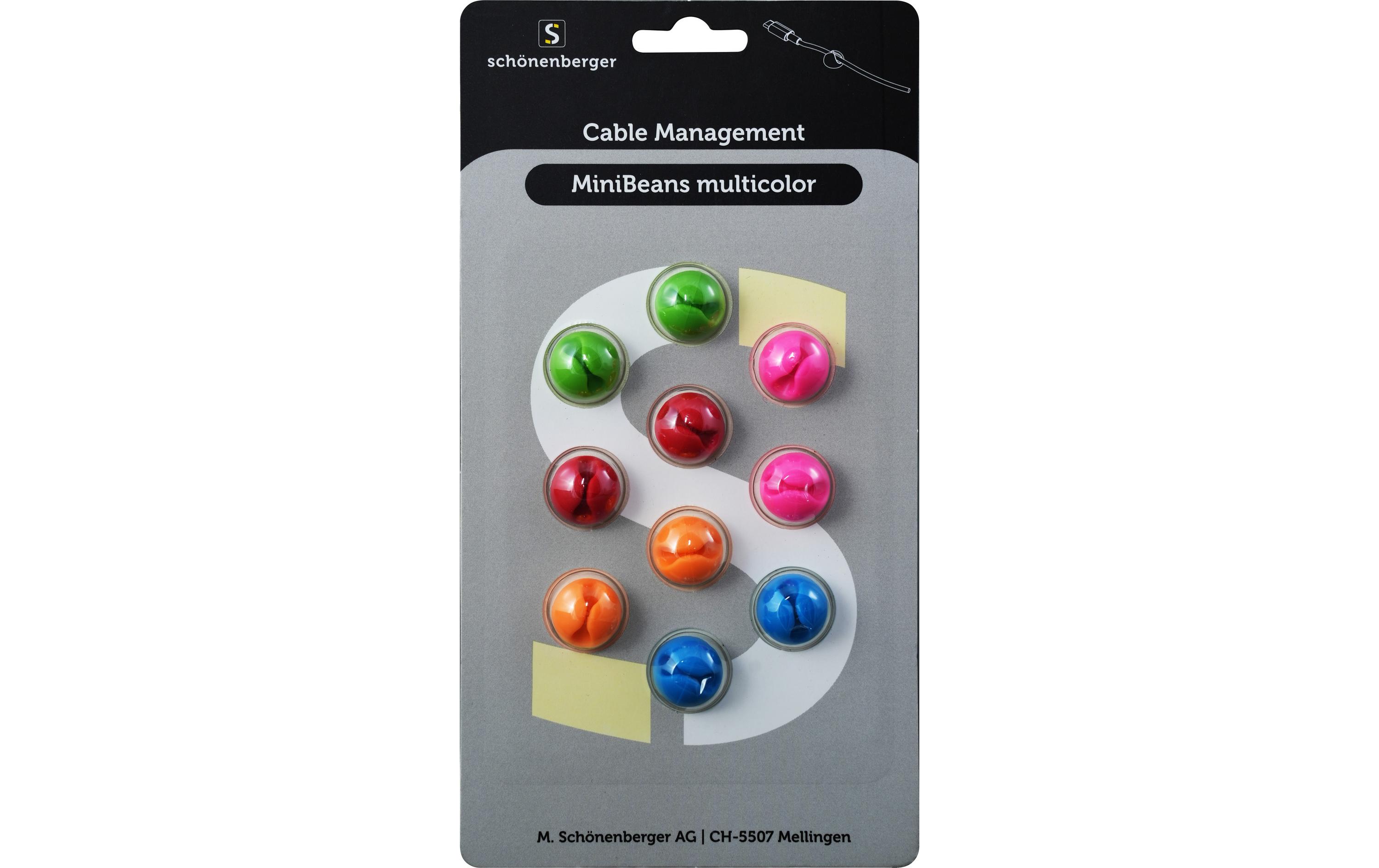 Schönenberger Beans Kabelhalterungen, Ø 15 mm, Mehrfarbig