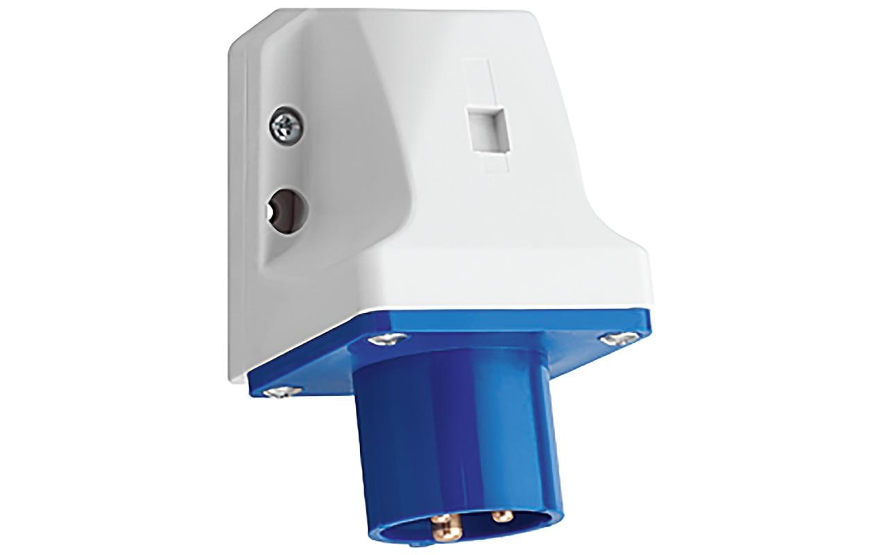 STEFFEN CEE Wandstecker 16/3 IP44 230 V 6h – CEE-Stecker 16/3 von STEFFEN