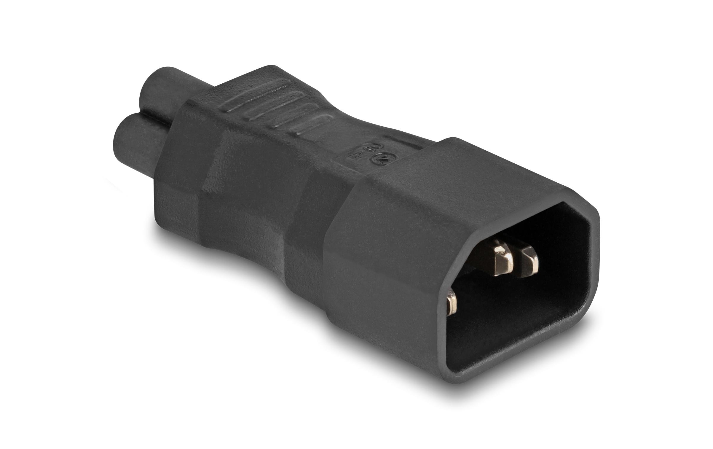 Delock Adapterstecker IEC60320 C14 - C5, gerade – Montagestecker von Delock
