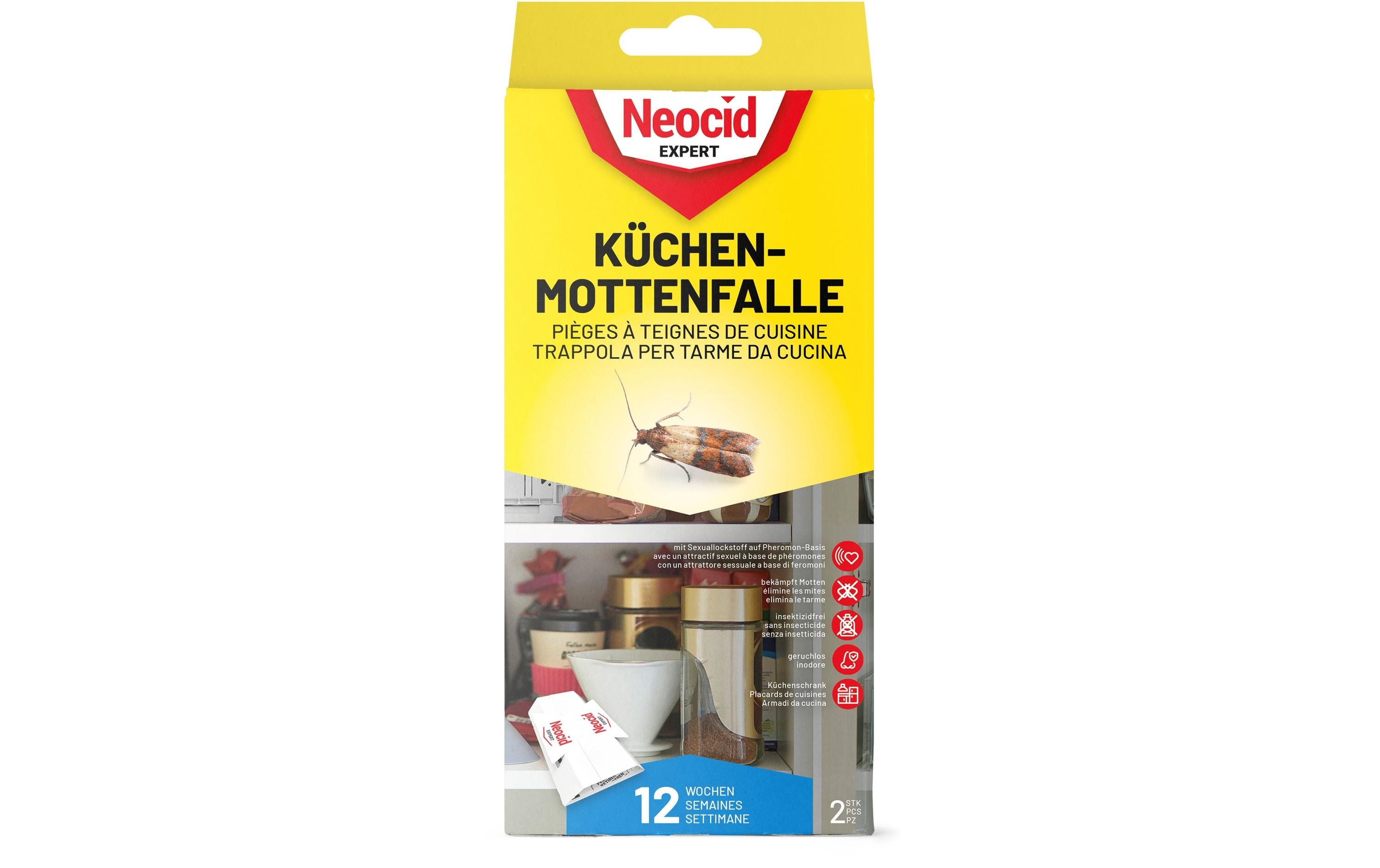 Neocid Expert Insektenfalle Küchenmotten, 2 Stück