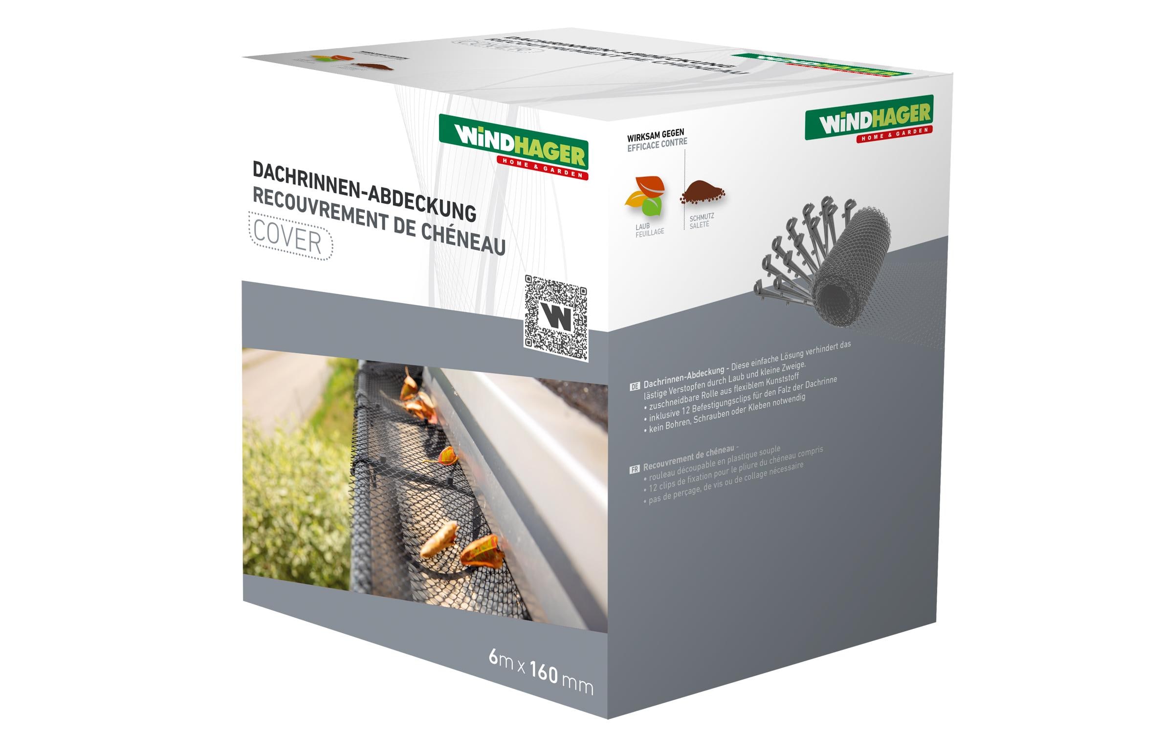 Windhager Dachrinnen-Laubschutz Wave