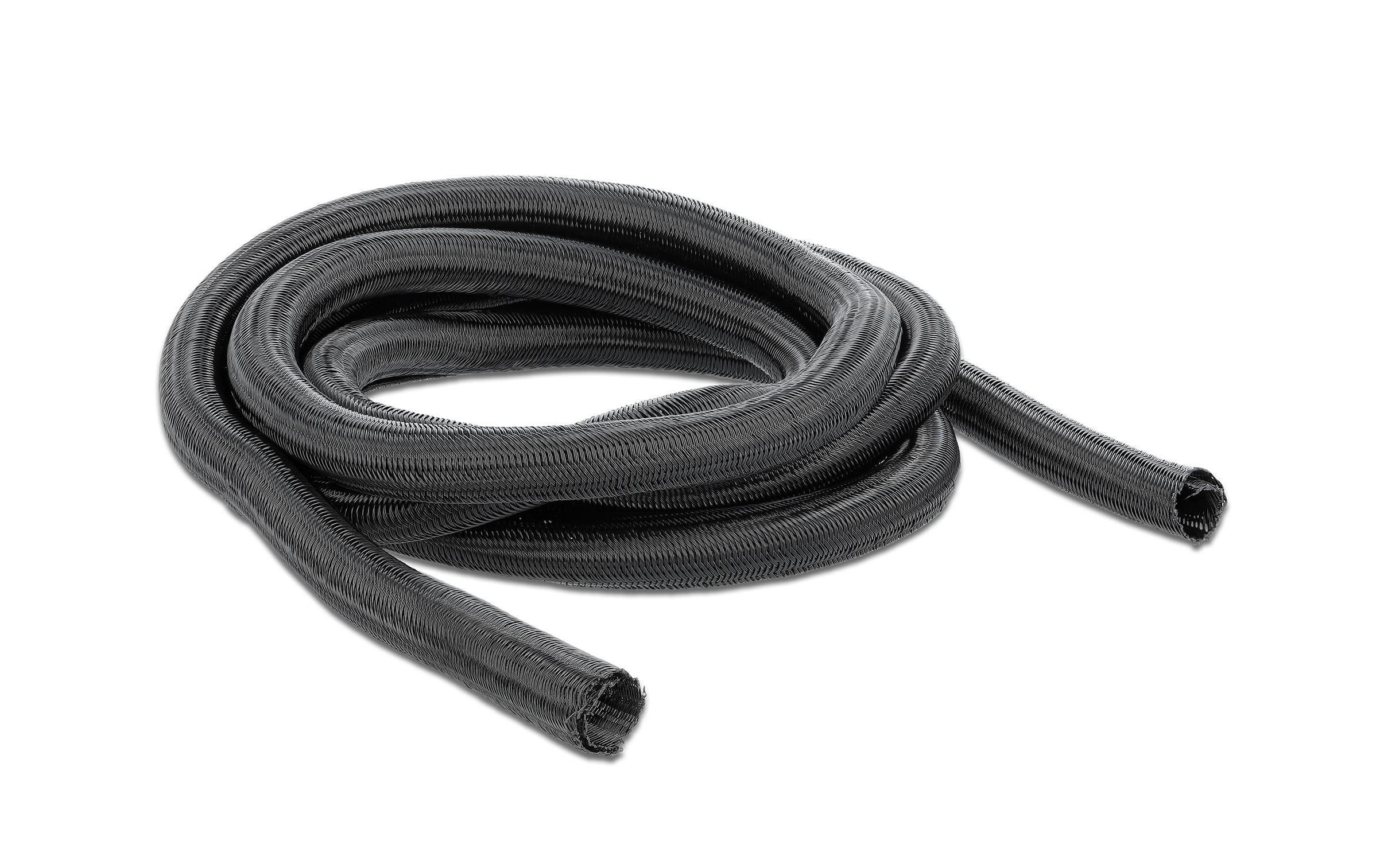 Delock Kabelschlauch 2 m x 19 mm Schwarz