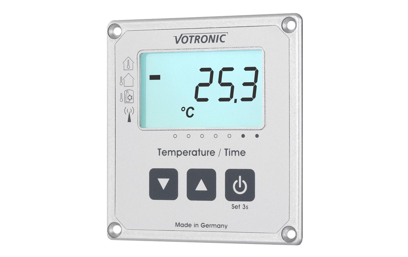 Votronic LCD-Thermometer/Uhr S