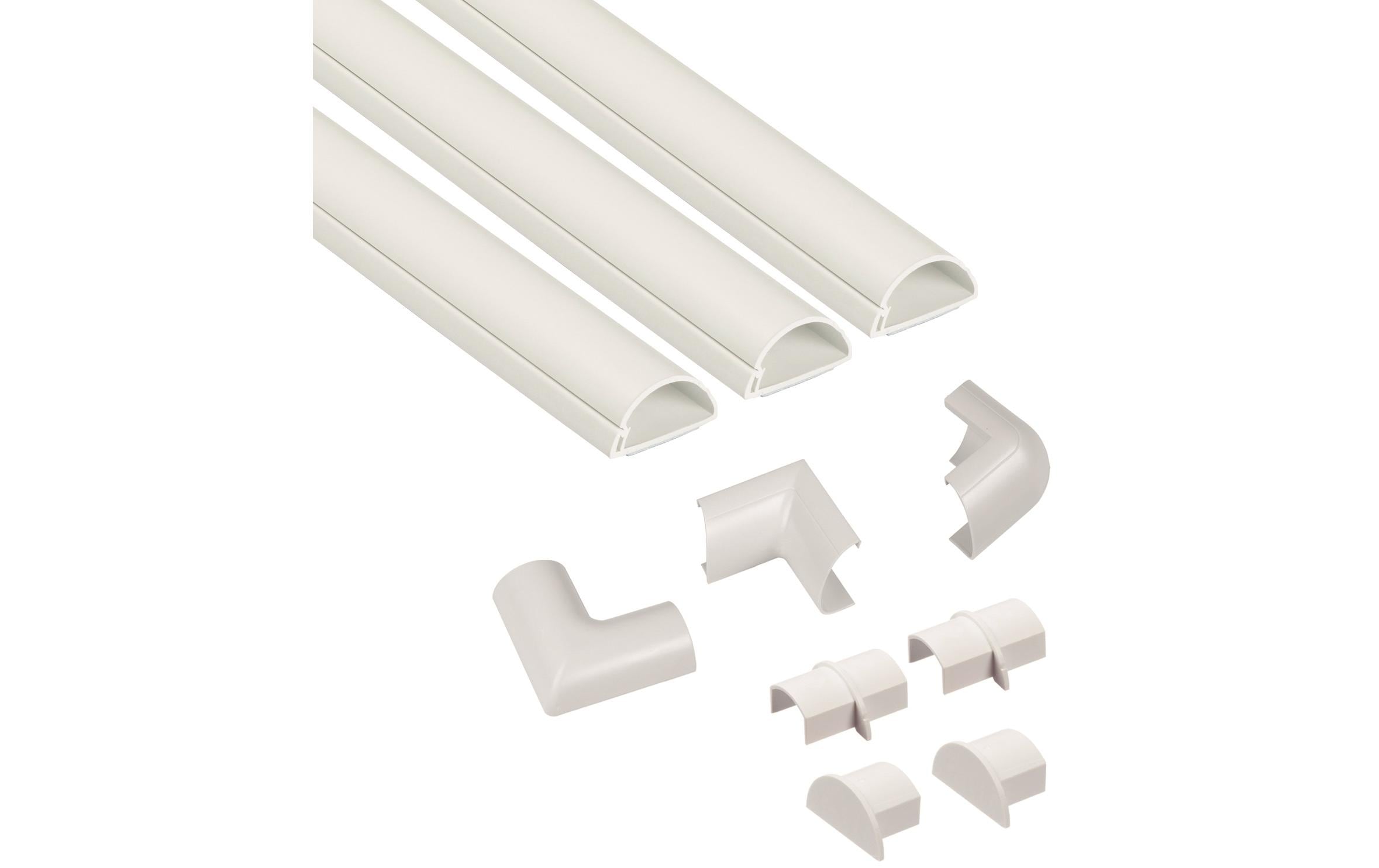 STEFFEN Kabelkanal D-Line 30 x 15 mm, 1 m, Weiss – Kabelkanal von STEFFEN
