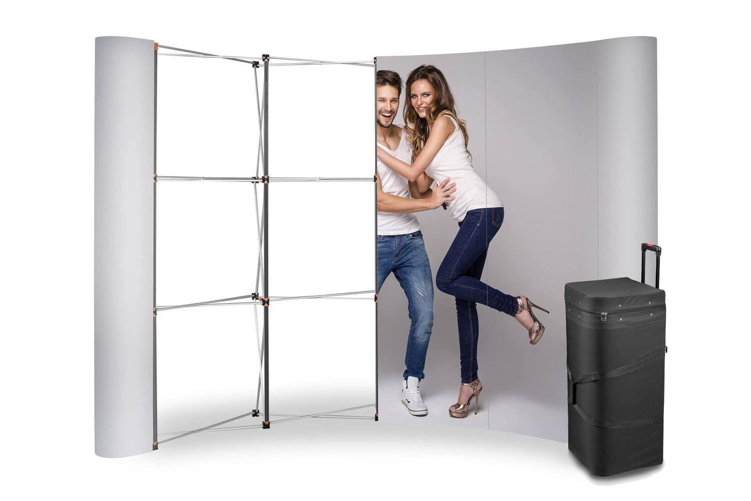 Wand Magnetic Pop Up Standard - 3x4, gebogen, im Koffer