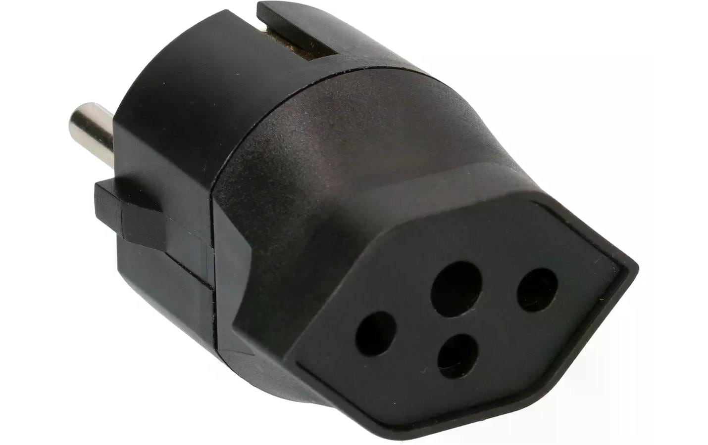 Max Hauri Fixadapter Schuko auf T13, Schwarz – Fixadapter von Max Hauri