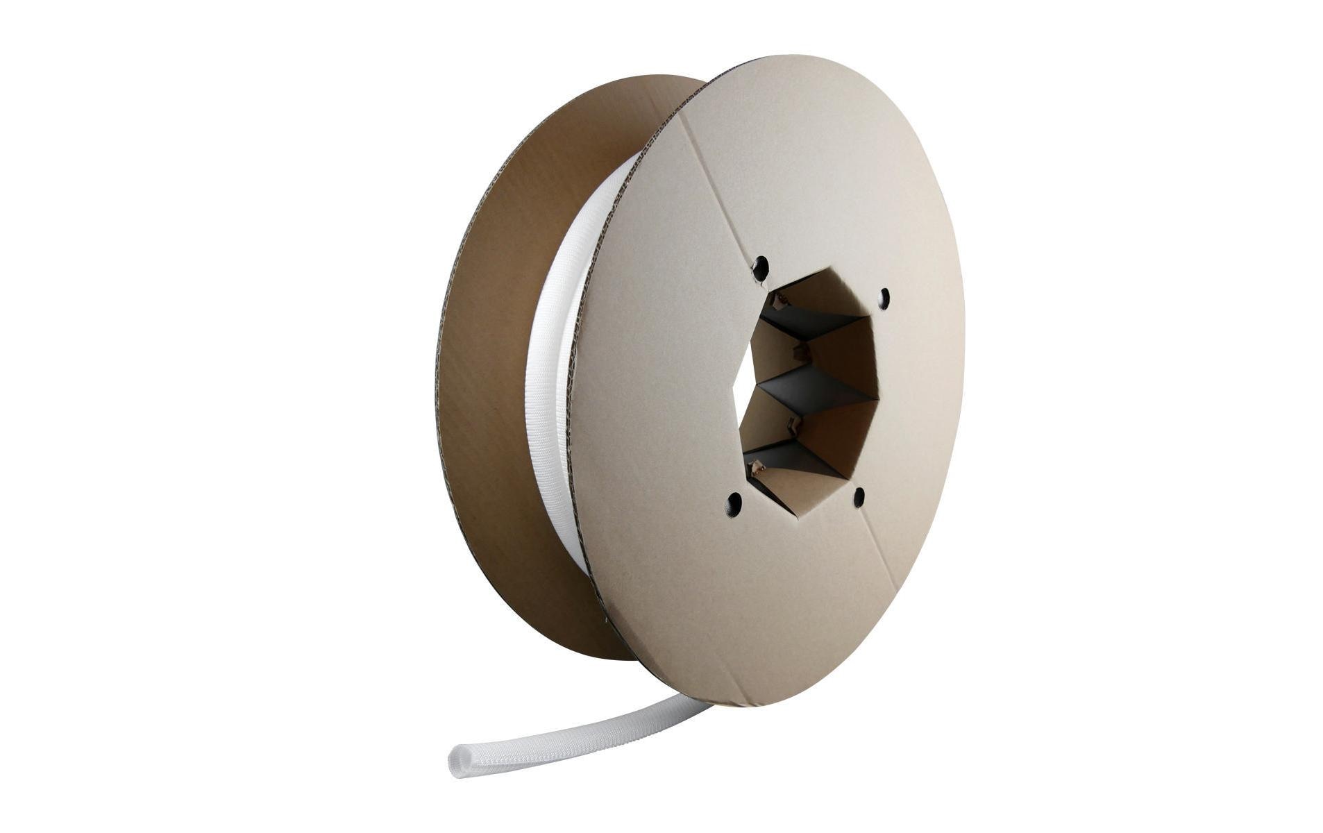 Label-the-cable Kabelschlauch CABLE TUBE 25 m x Ø 4 cm Weiss