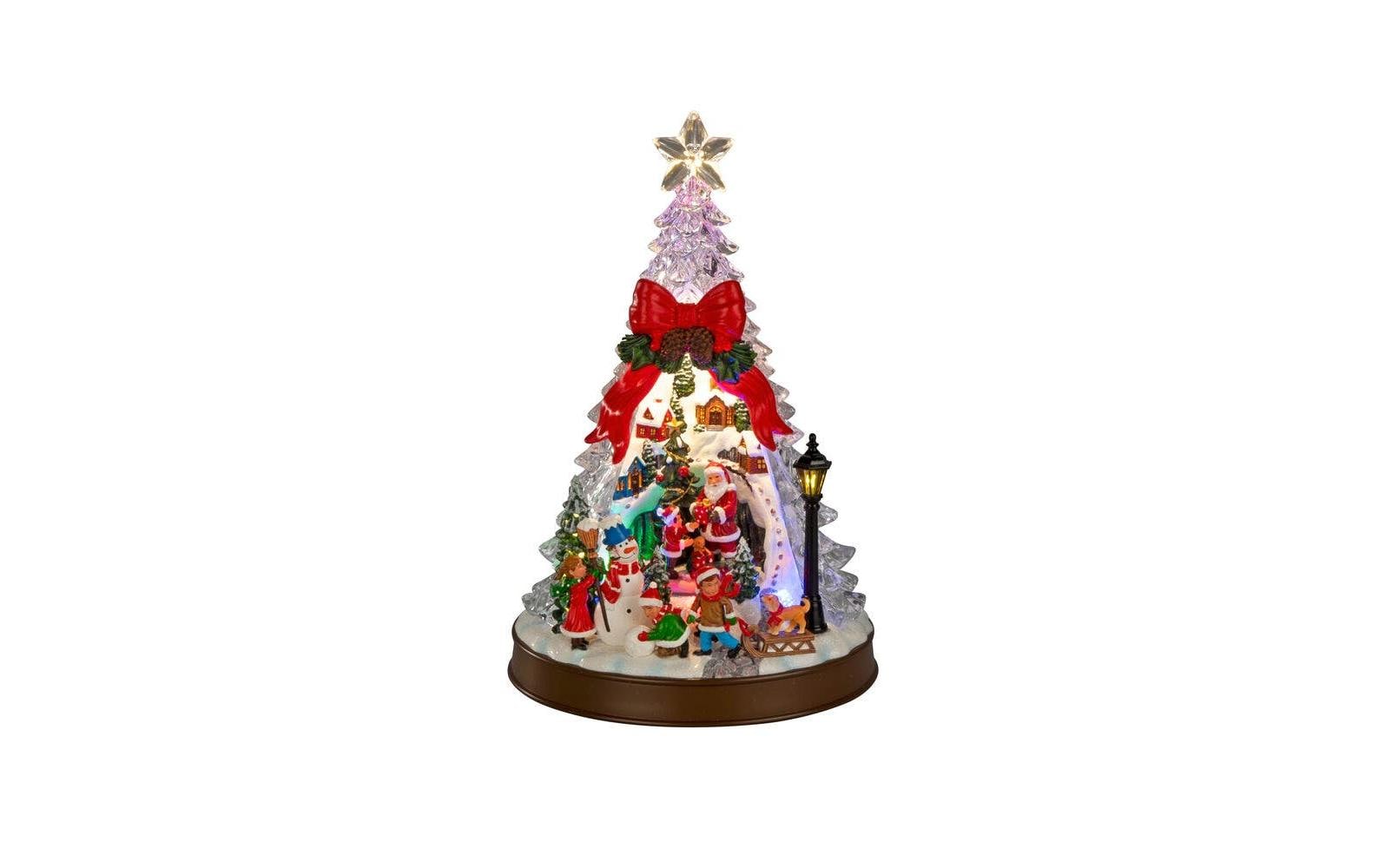 Konstsmide LED Szenerie Weihnachtsbaum mit Weihnachtsmo…