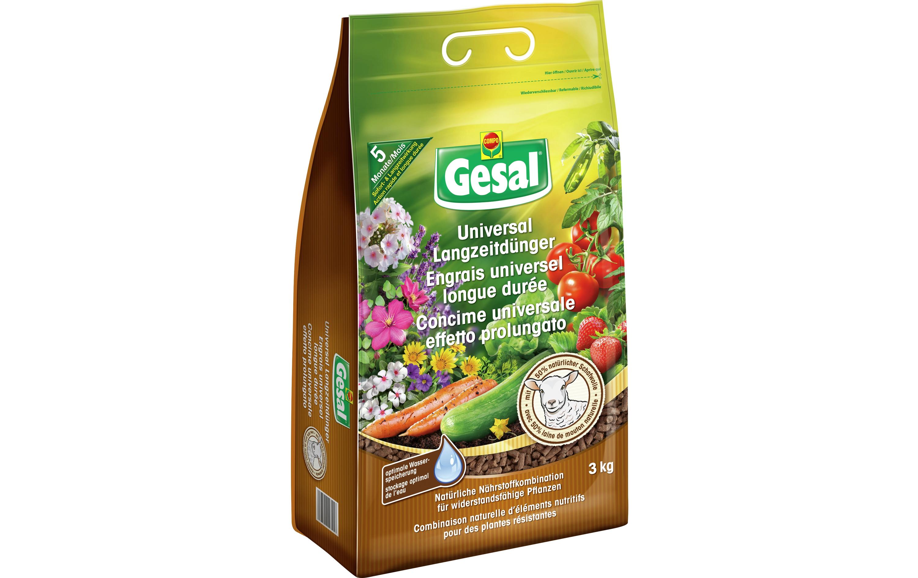 Gesal Dünger mit Schafwolle 3 kg