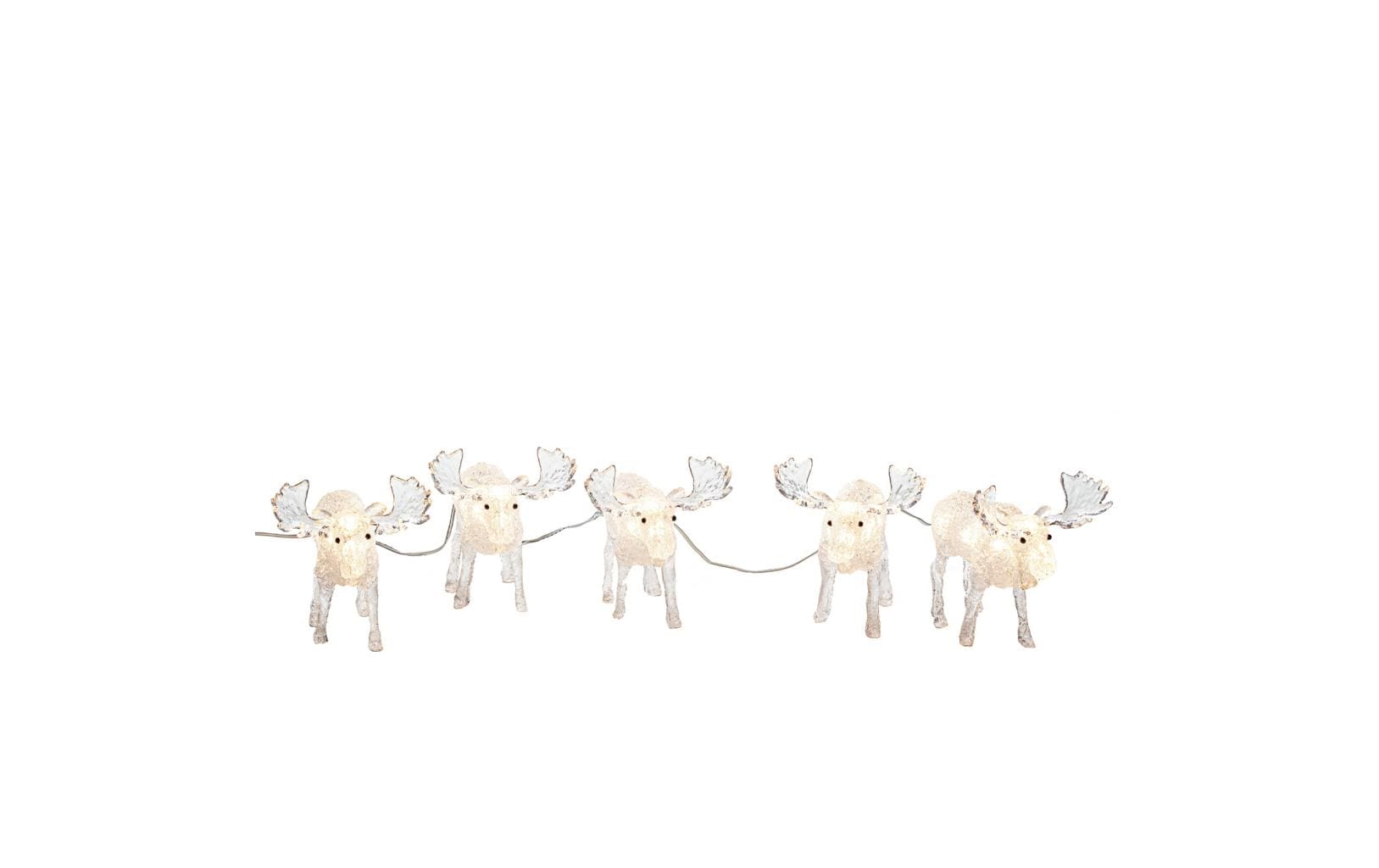 Konstsmide LED-Figur Acryl Elch, 5er Set