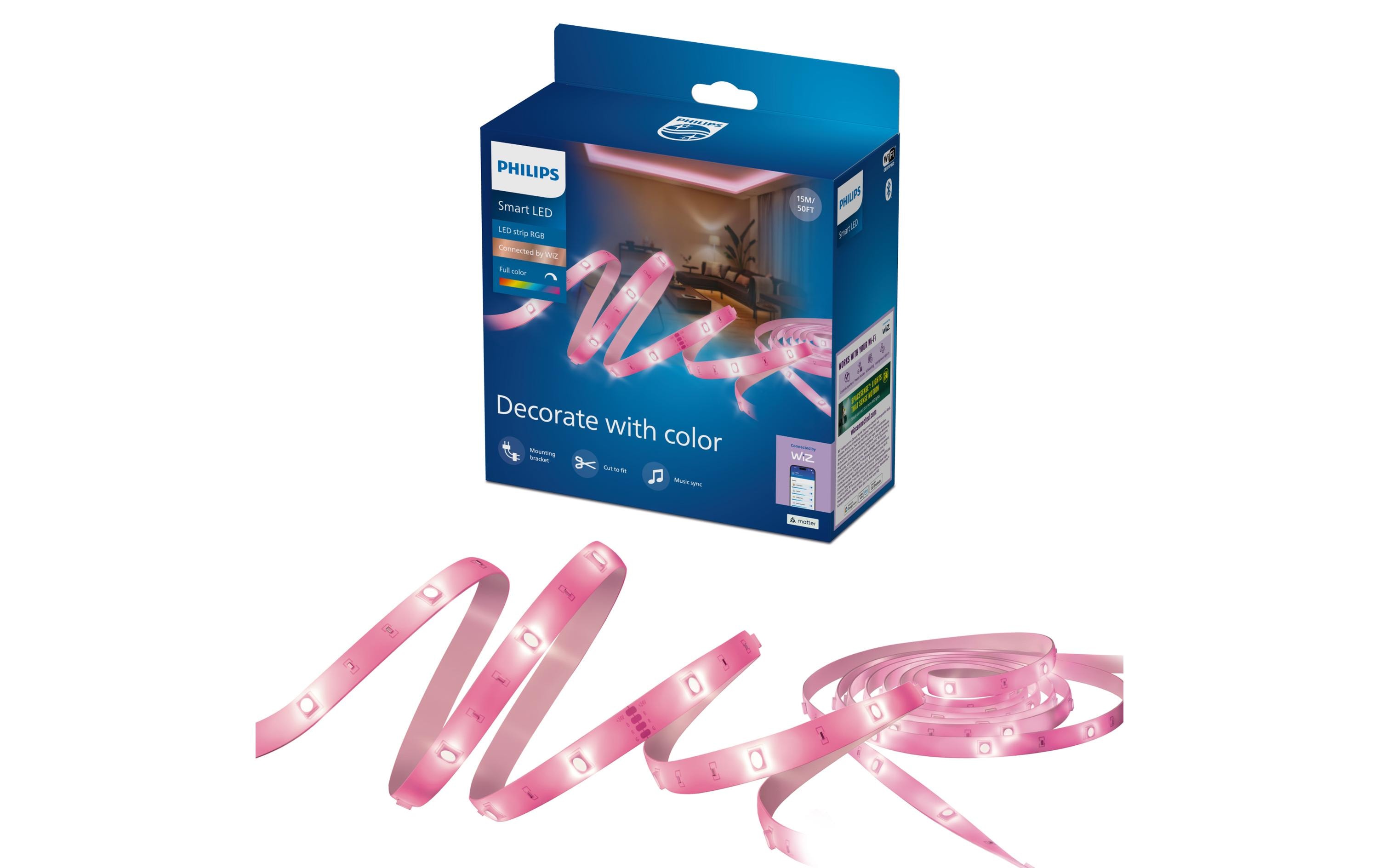 Philips Lightstrip RGB 15m Type-C Weiss – Smarter LED-Streifen RGB von Philips