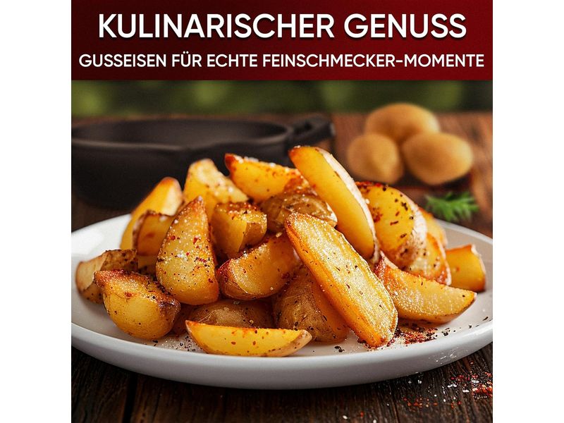 Eingebrannte runde Mini-Pfanne 2 set