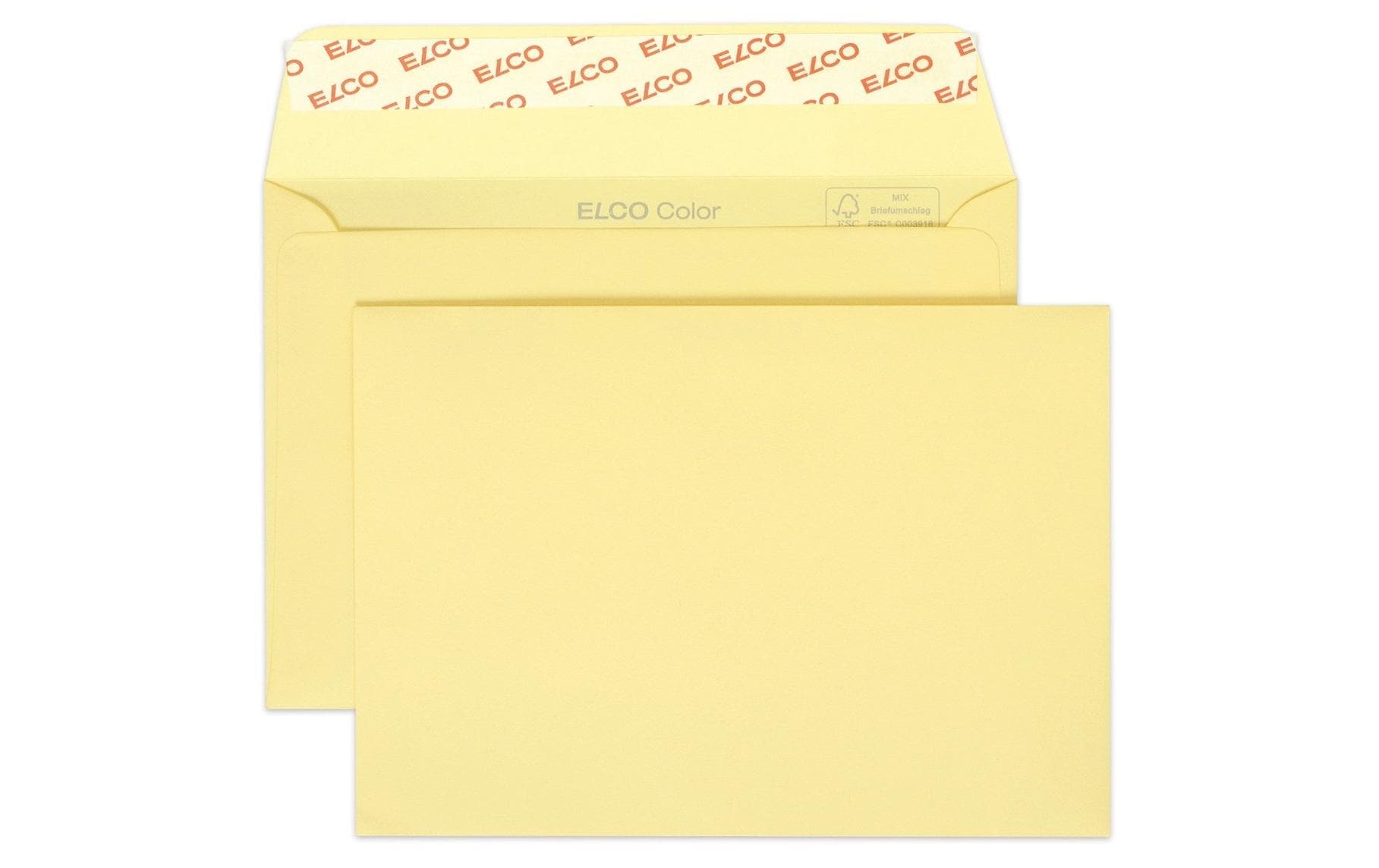 ELCO Couvert Color C6, Keine Fenster, 25 Stück, Chamois – Couvert von ELCO