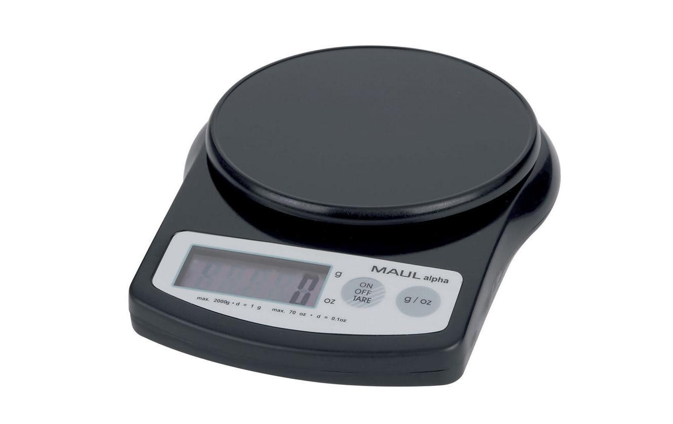 Maul Paketwaage MAULalpha  Schwarz – Paketwaage von Maul