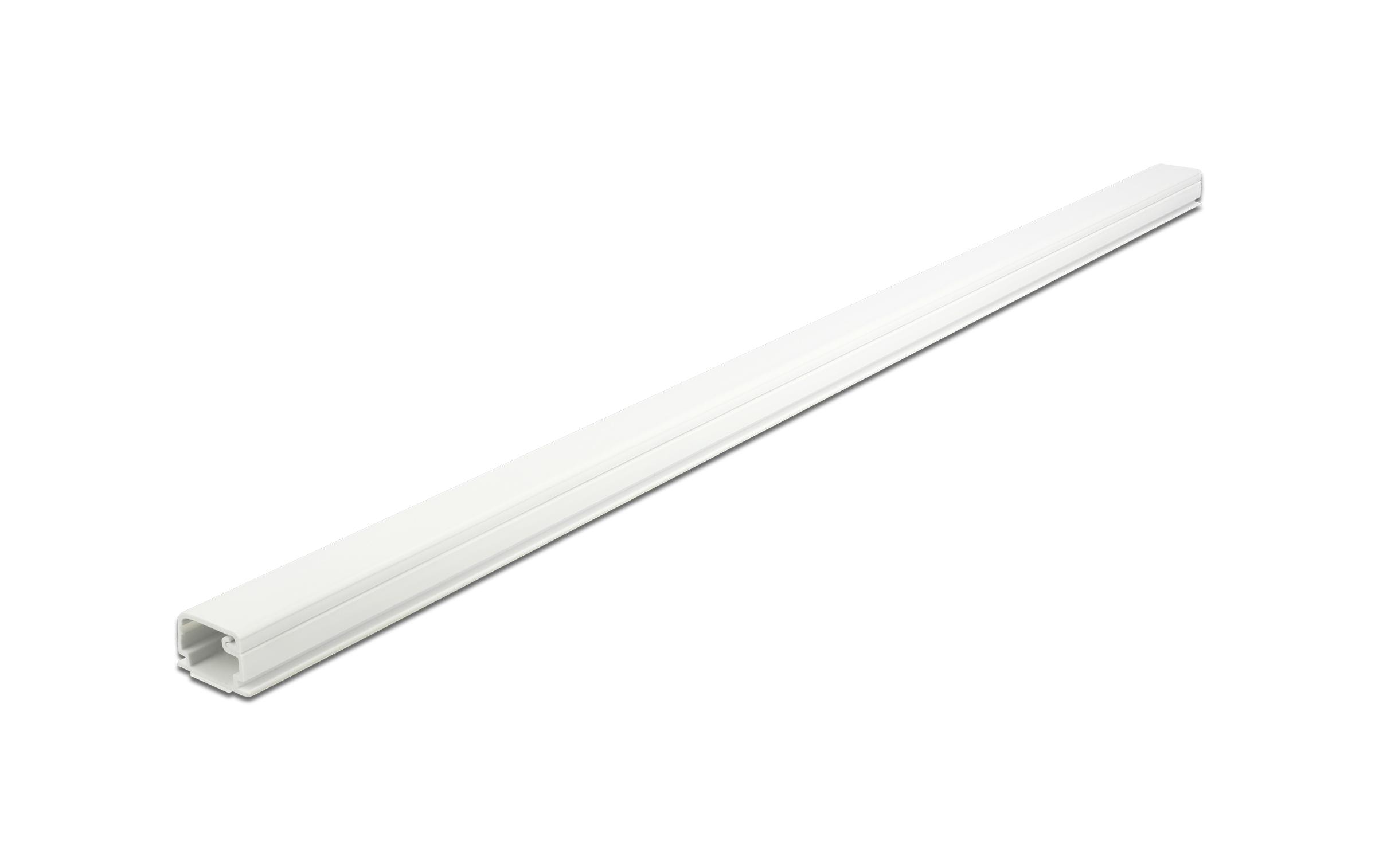 Delock Kabelkanal selbstklebend 1 m x 22 mm Weiss – Kabelkanal von Delock