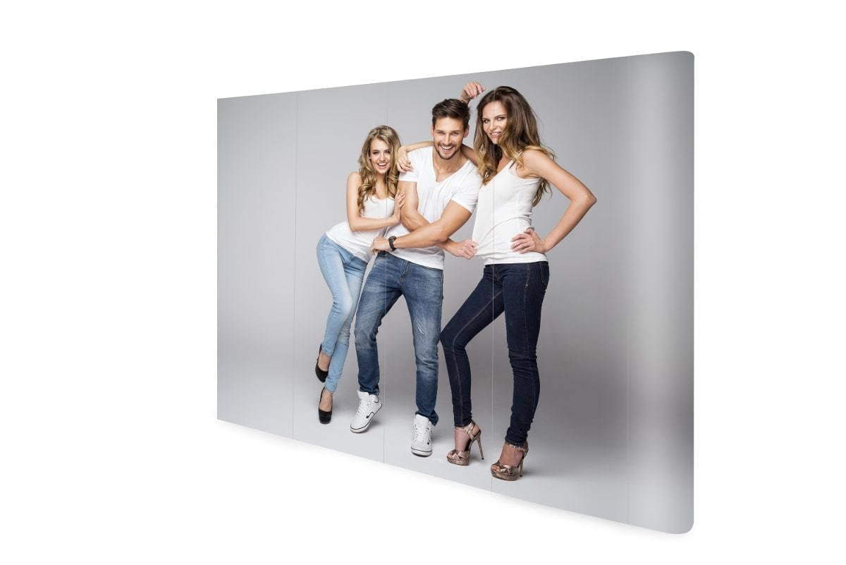 Wand Magnetic Pop Up Standard - 3x3, gebogen, in der Koffertheke