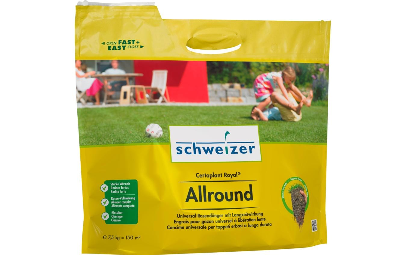 Eric Schweizer Rasendünger Certoplant Royal Allround, 7.5 kg