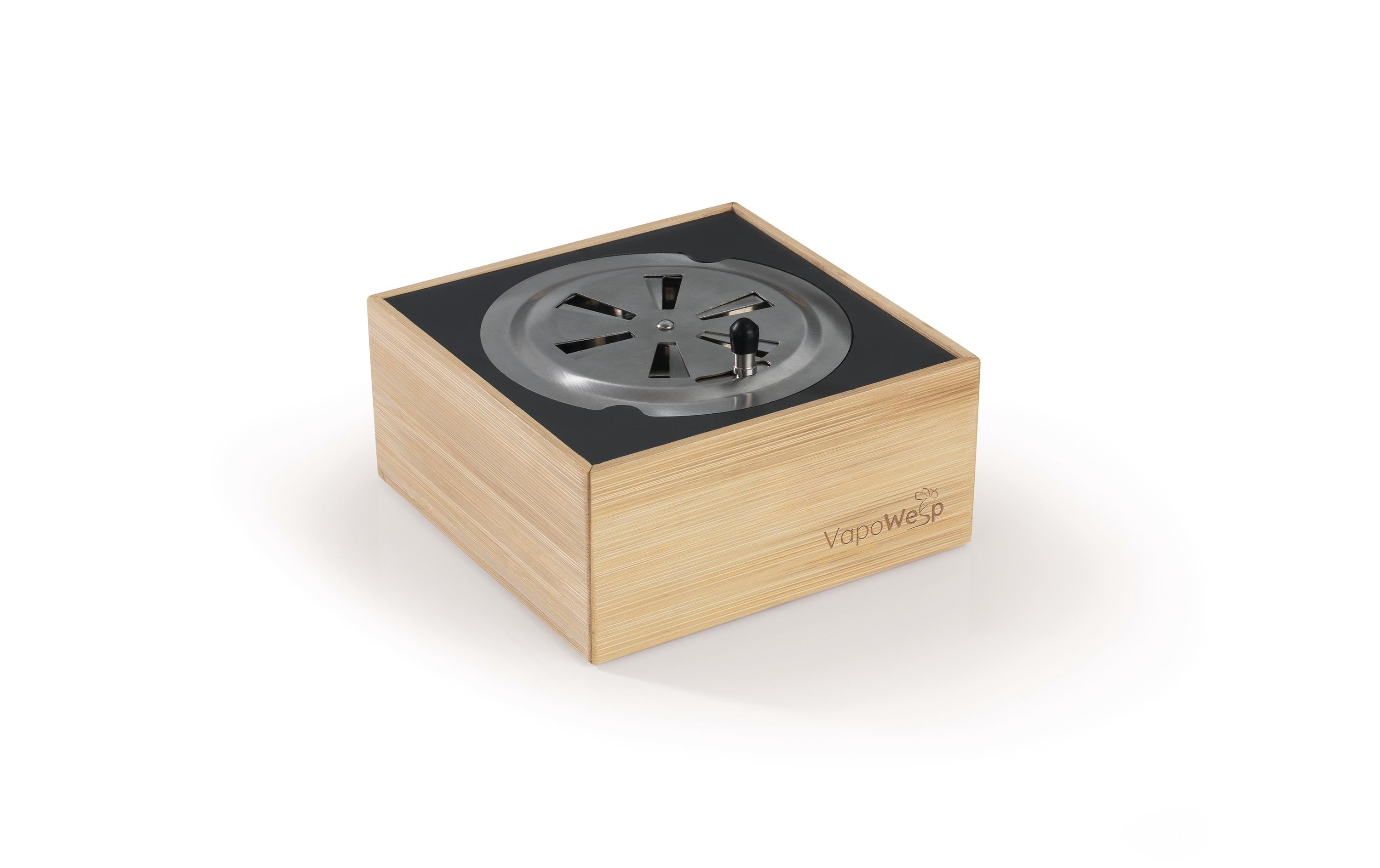 VapoWesp Räucherbox hellbraun