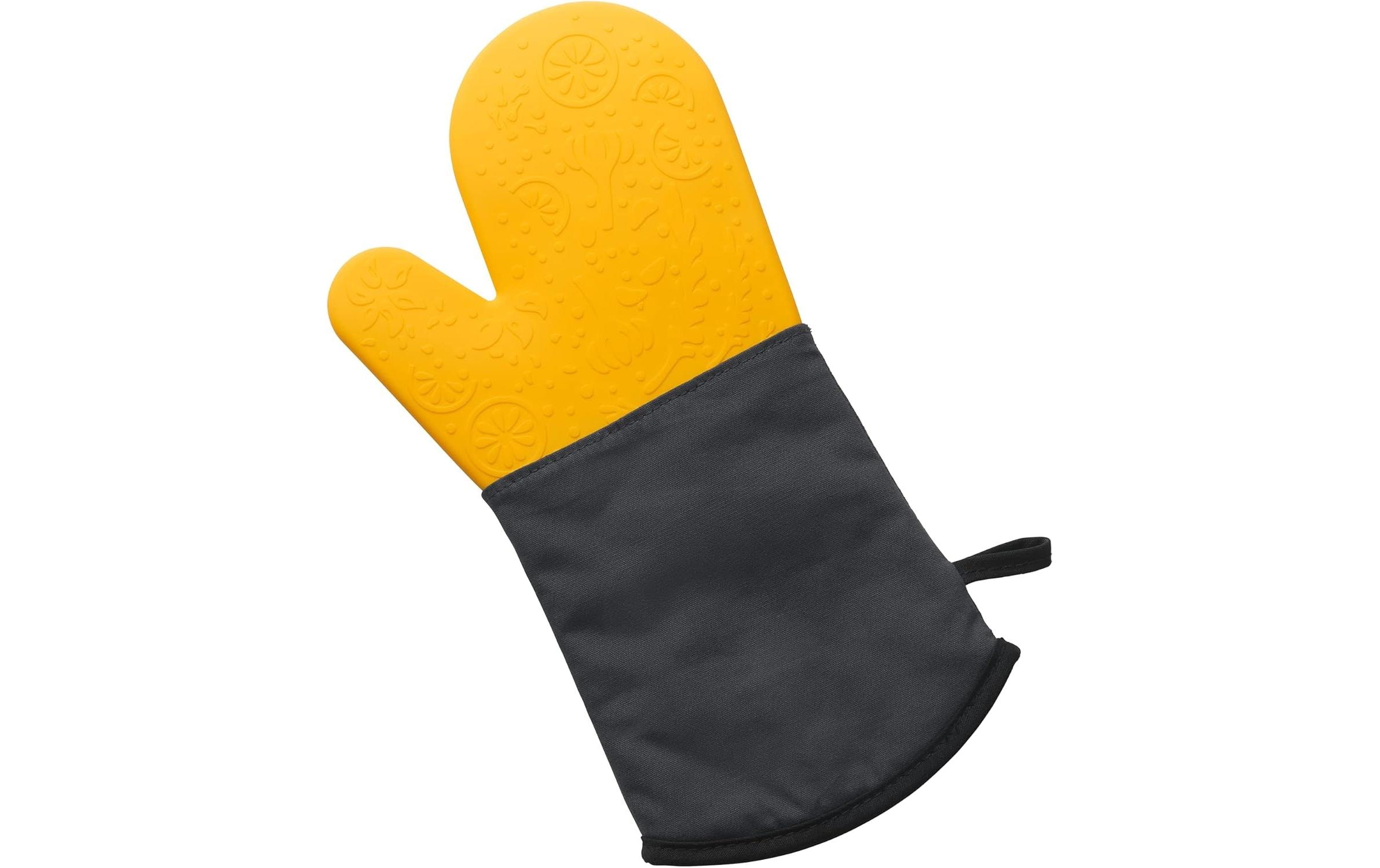 Lurch Küchenhandschuh Schwarz/Gelb