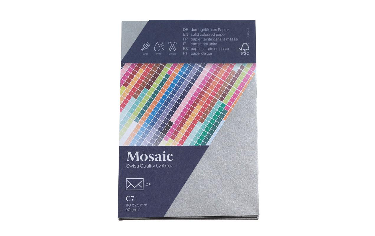 Artoz Couvert Mosaic C7, 5 Stück, Silber – Couvert von Artoz