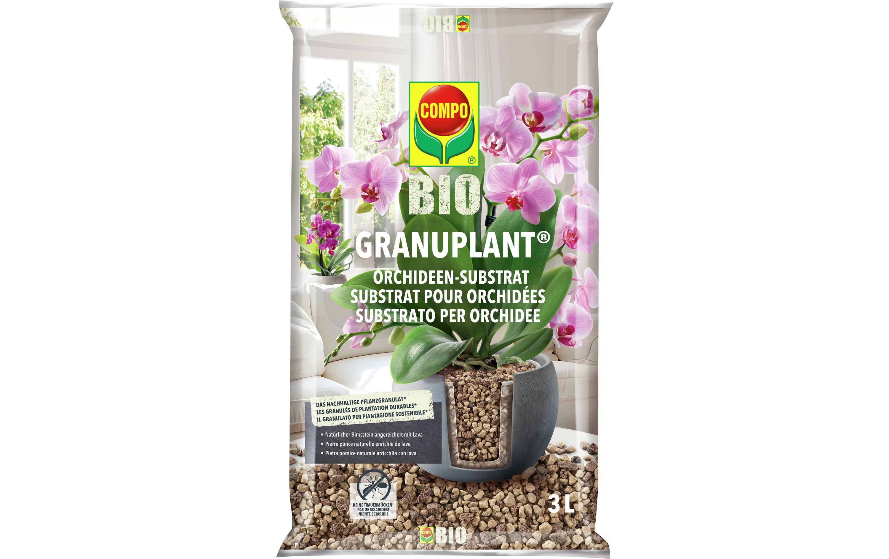 Gesal COMPO BIO GRANUPLANT Orchideen-Substrat 3 L
