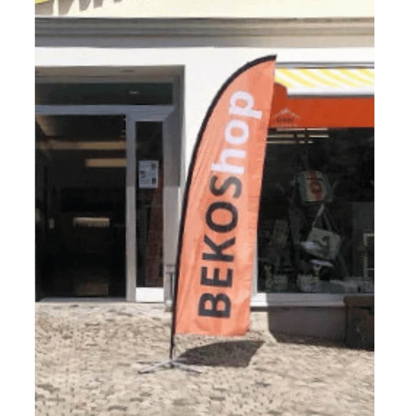 Beachflag Juno – Klassisch & gerade