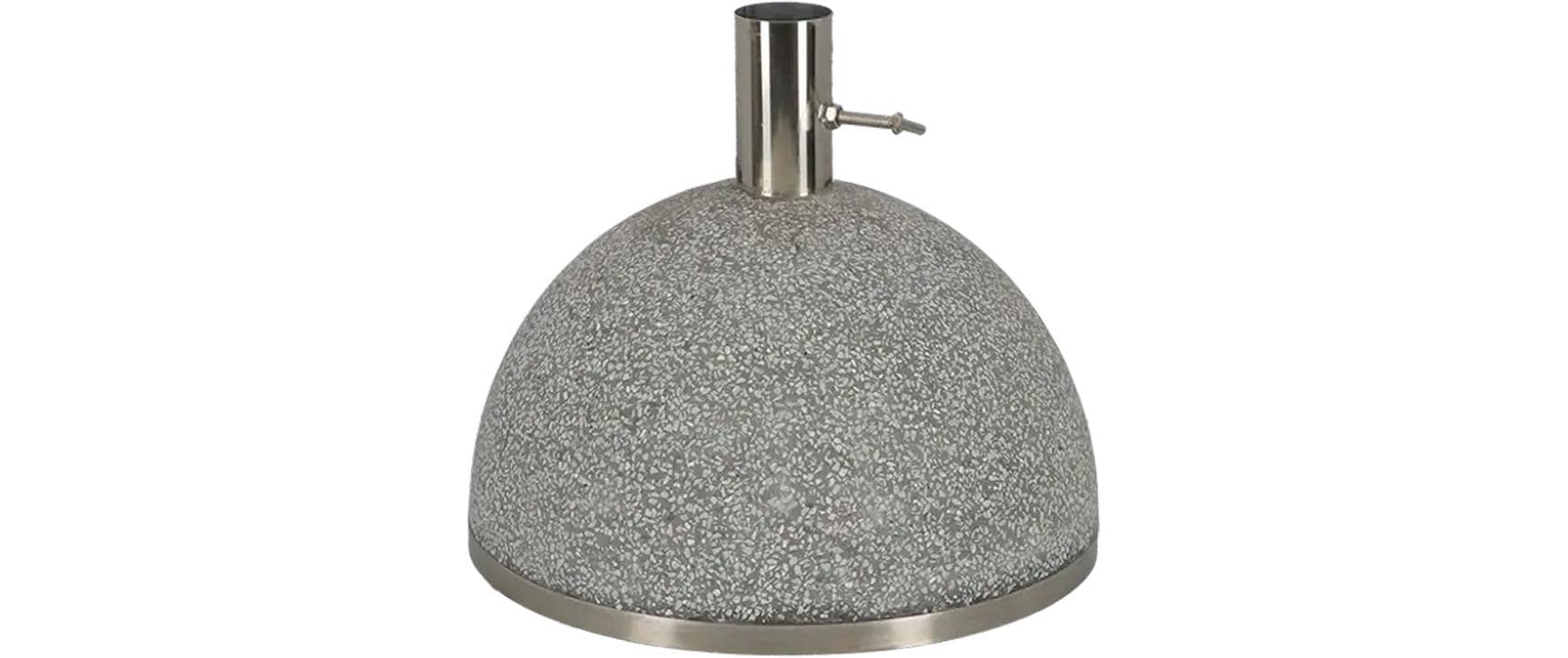 Esschert Design Sonnenschirmständer Granit Edelstahl Hellgrau 35.5 cm
