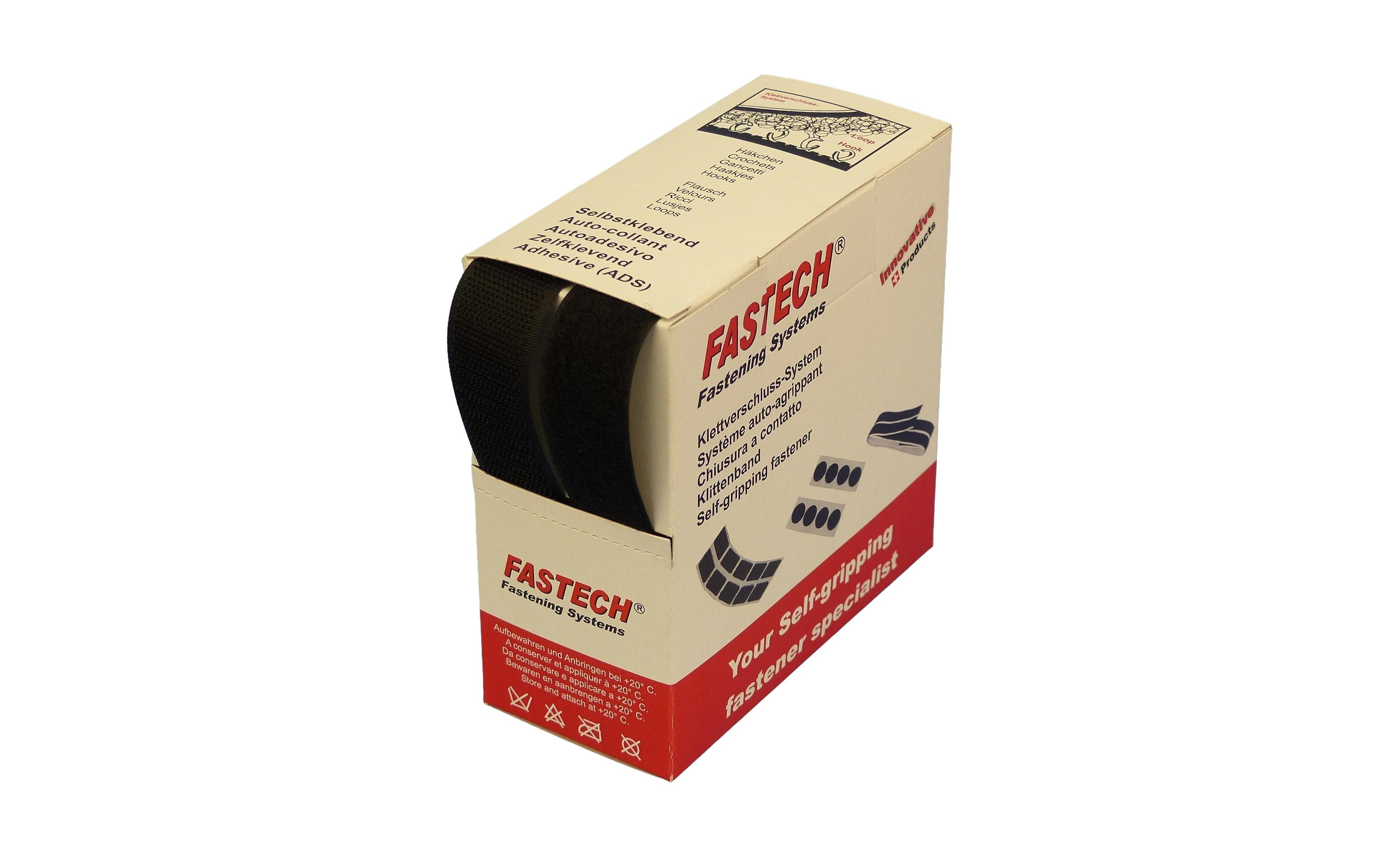 FASTECH Klettband-Box Schwarz – Klettband von FASTECH