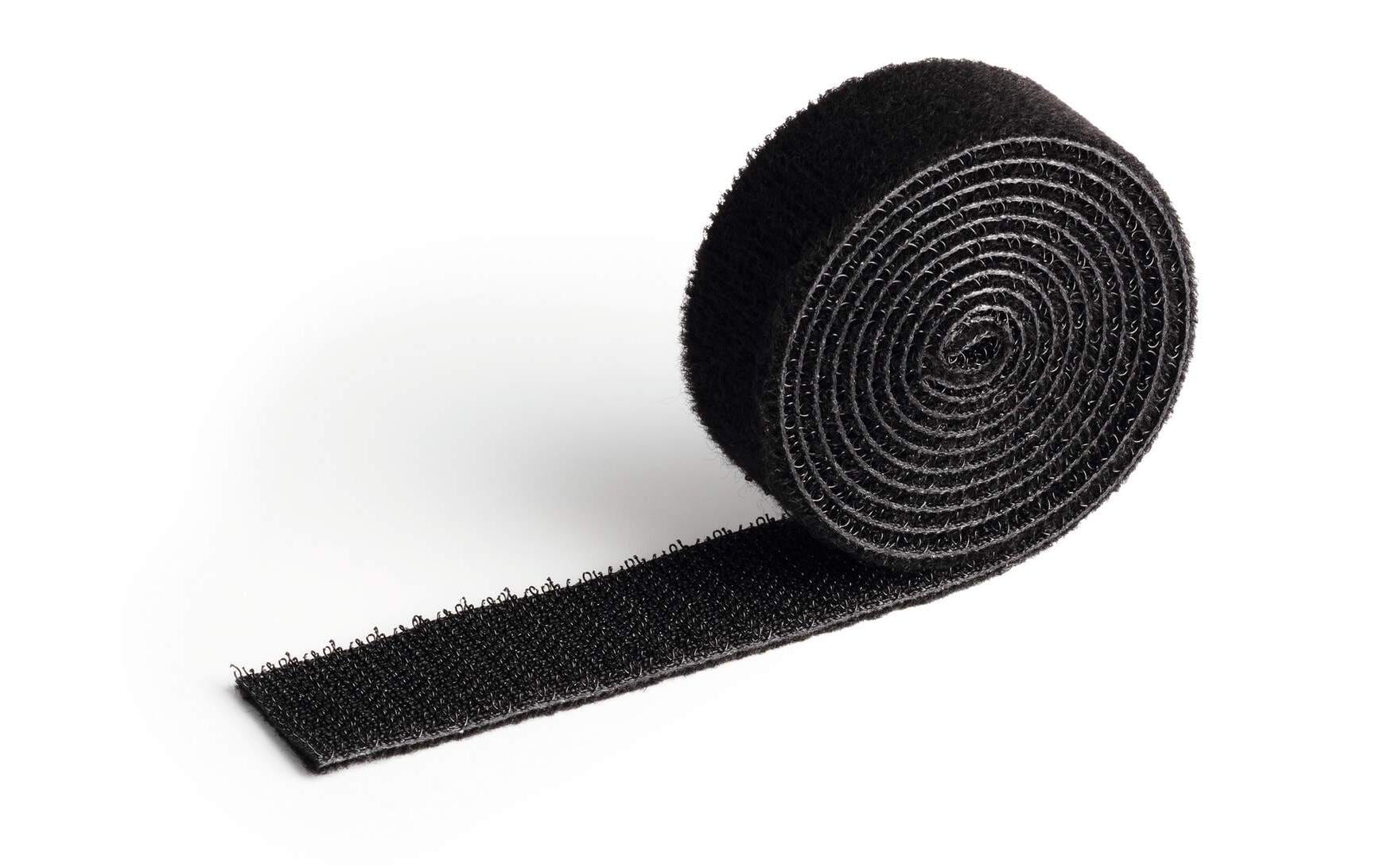 DURABLE Klettband-Rolle Cavoline Grip 20 mm x 1 m, Schwarz – Klettband-Rolle von DURABLE