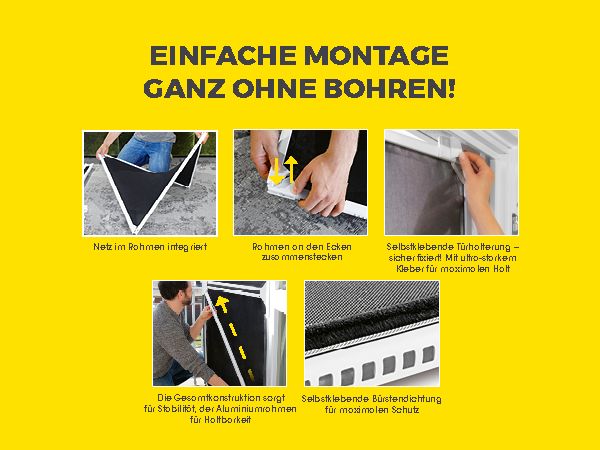 EASYmaxx Moskitonetz Magic Fit