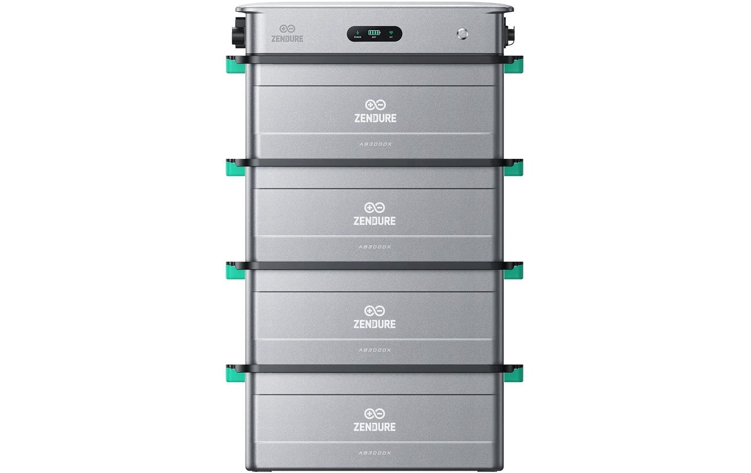 Zendure Kit SolarFlow 2400 AC 11.52 kWh mit 4x AB3000X Erw. Batt.
