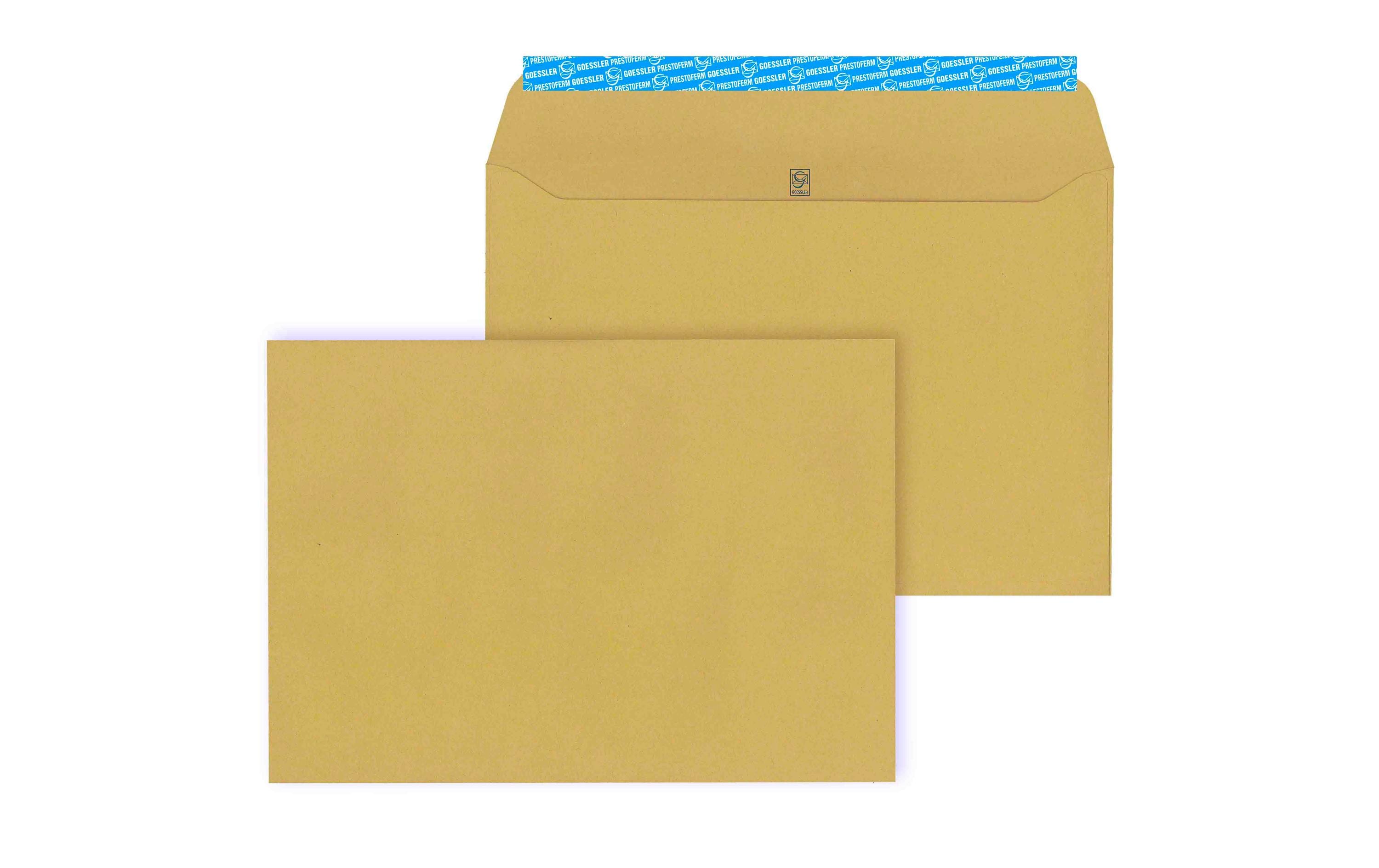 Goessler Couvert Kraft C4 ohne Fenster, 250 Stück – Couvert von Goessler