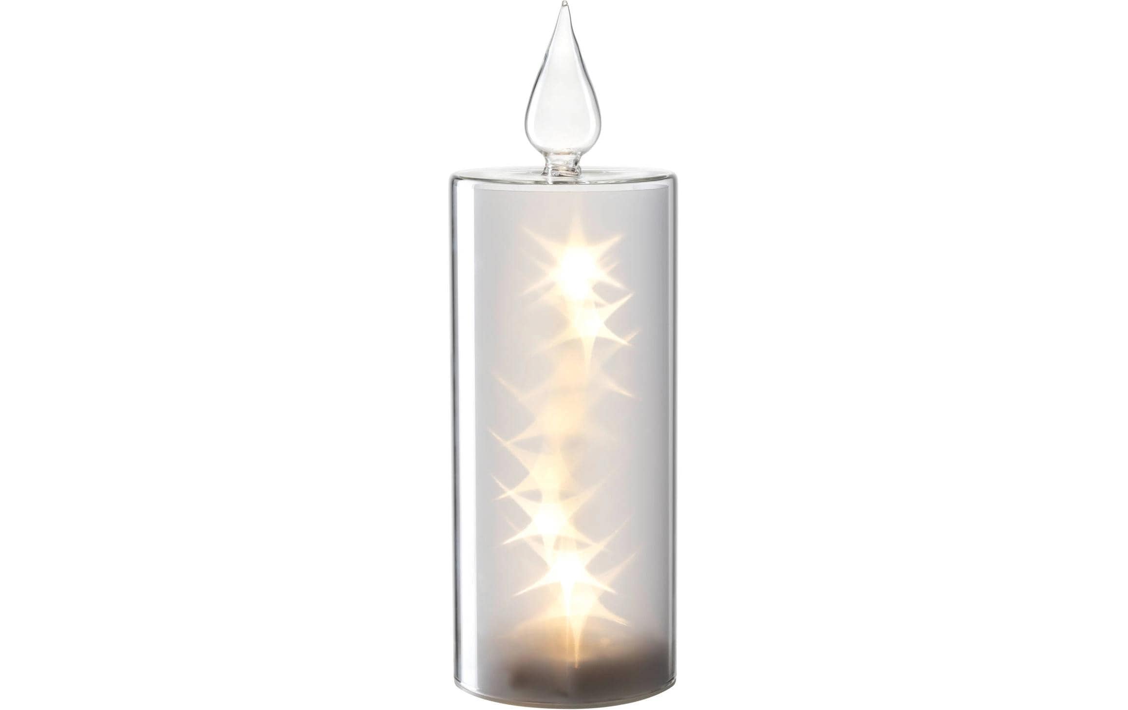 LEONARDO LED-Kerze Riposa 27, Weiss – LED-Kerze von LEONARDO