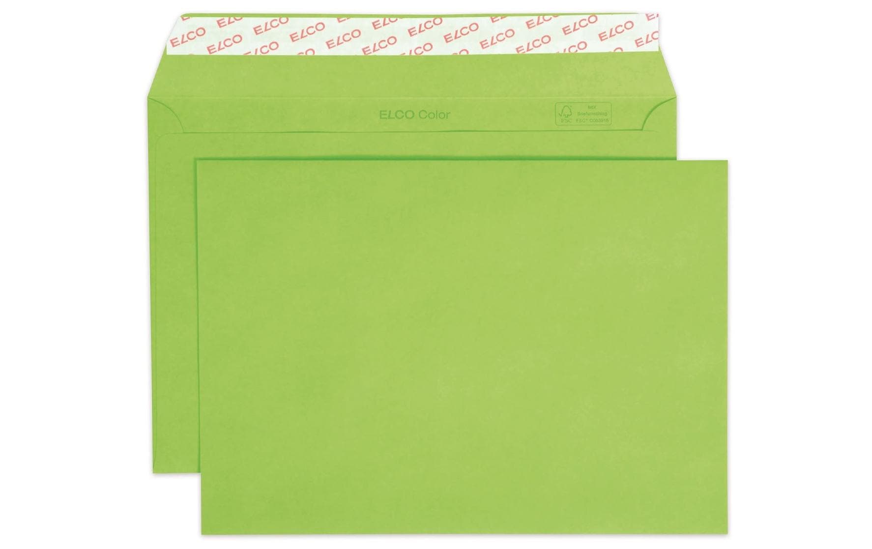 ELCO Couvert Color C5, Keine Fenster, 25 Stück, Grün – Couvert von ELCO