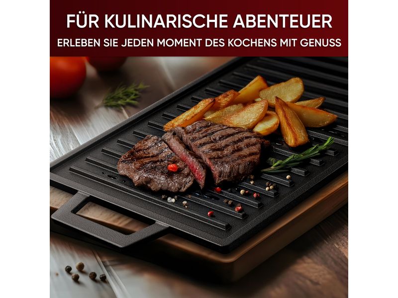 Eingebrannte Grillplatte 33 cm
