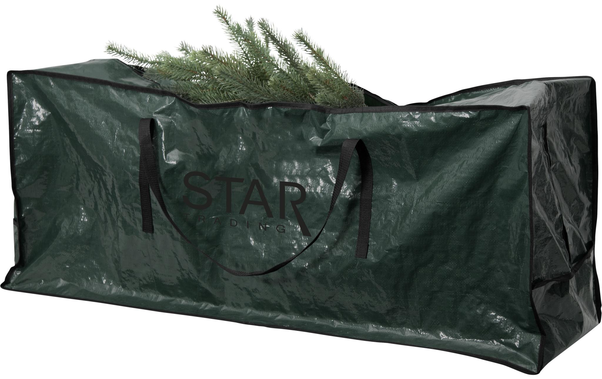 Star Trading Baumtasche  120 x 38 x 50 cm, Grün – LED-Weihnachtsbaum von Star Trading