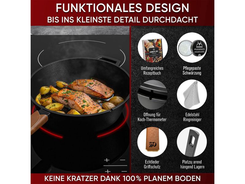 2-in-1 Pfannenset-Topf 3L & Pfanne 1,5 L