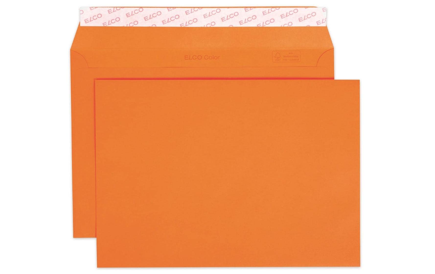 ELCO Couvert Color C5, Keine Fenster, 25 Stück, Orange – Couvert von ELCO
