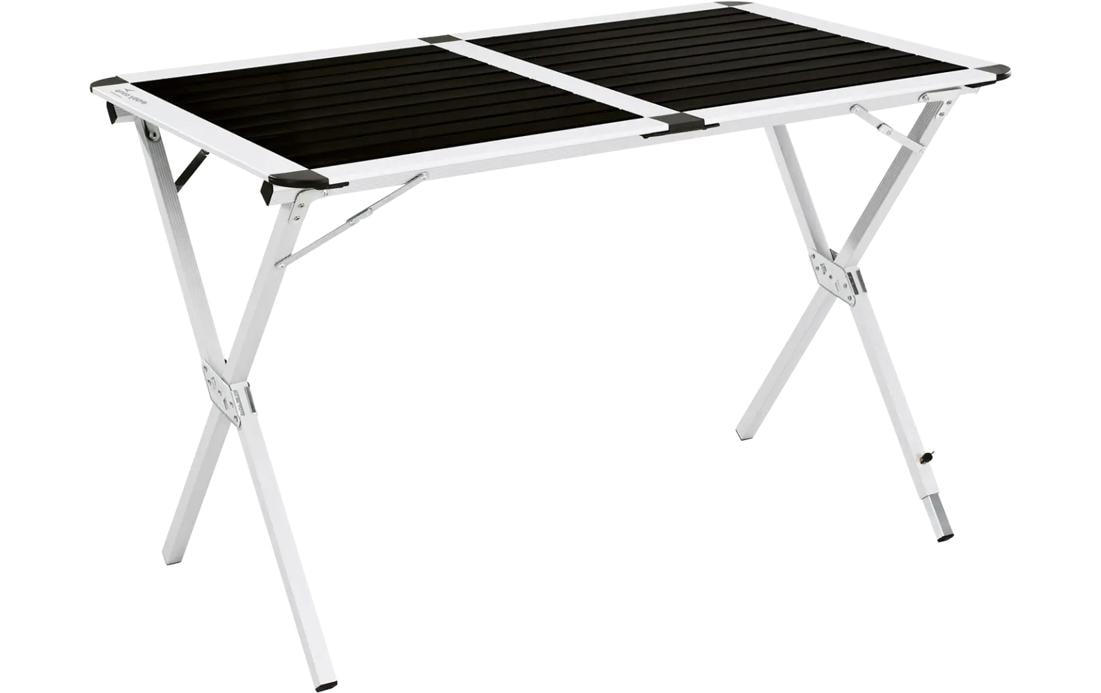 Easy Camp Aspen Table L – Easy Camp Campingtisch 110 × 70 cm, Platte aus Aluminium-Lamellen
