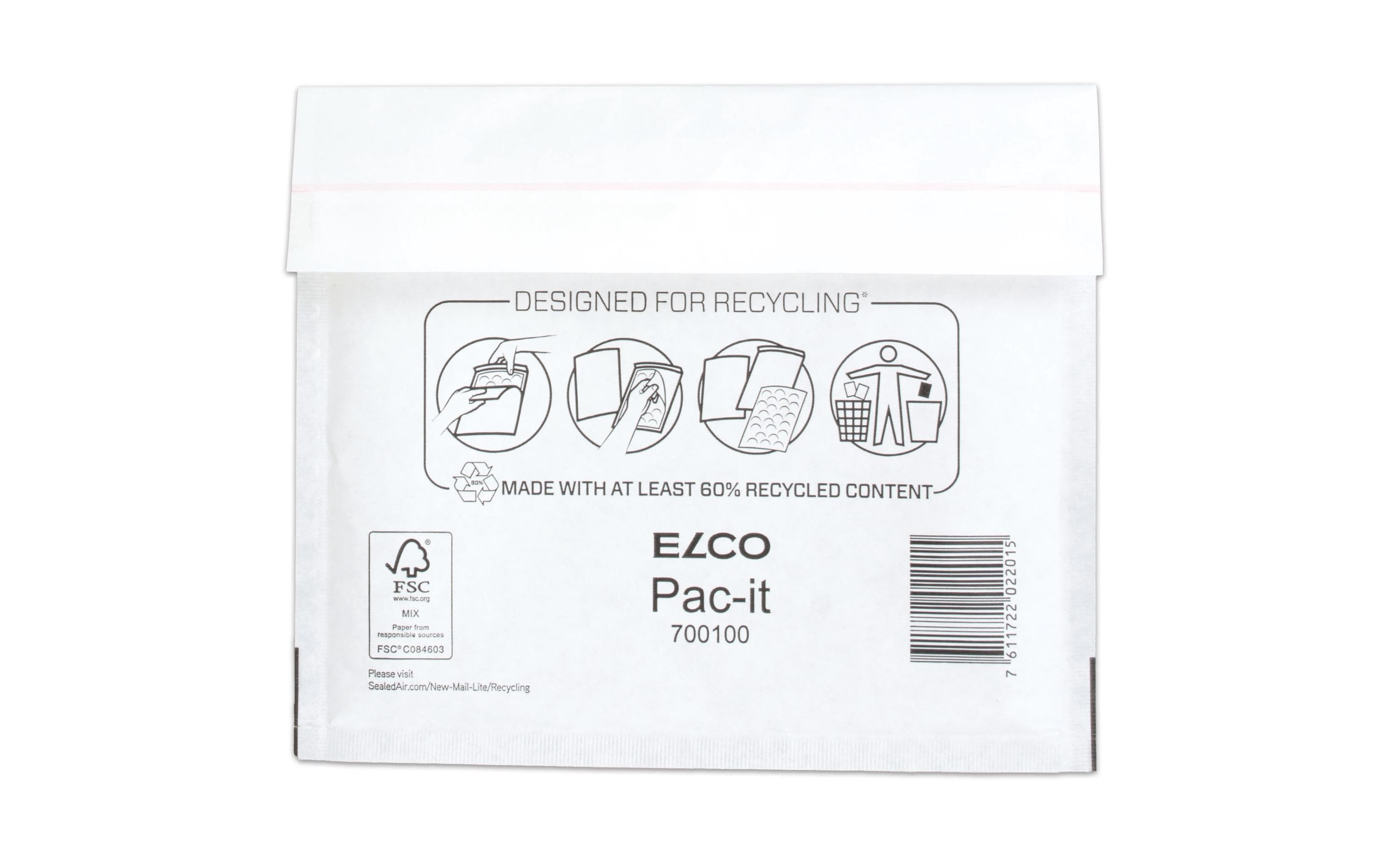 ELCO Luftpolstertasche 20 x 17 cm 100 Stück – Luftpolstertasche von ELCO