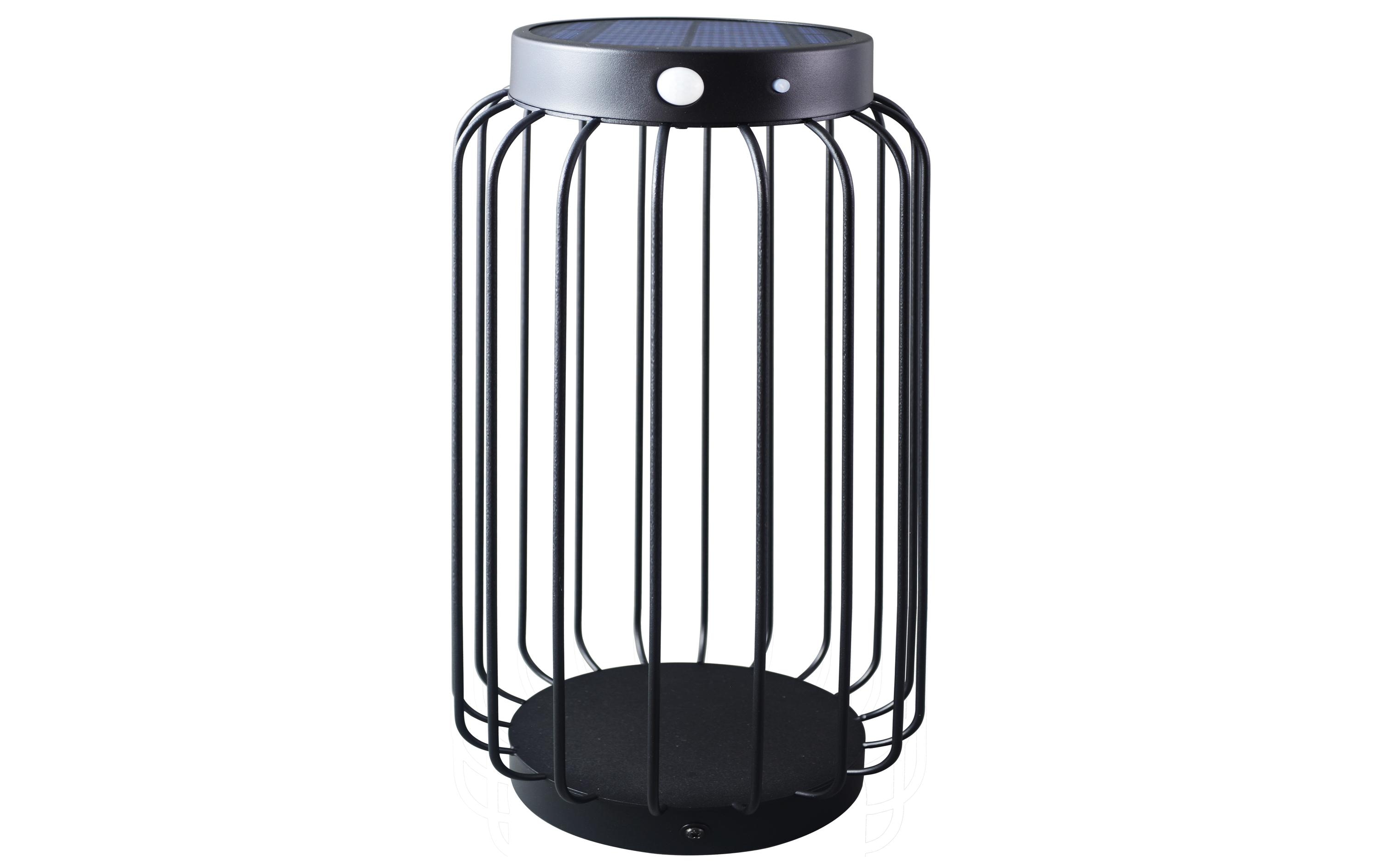 Schönenberger Windlicht Solar Canopus, Schwarz – Windlicht mit Solar von Schönenberger