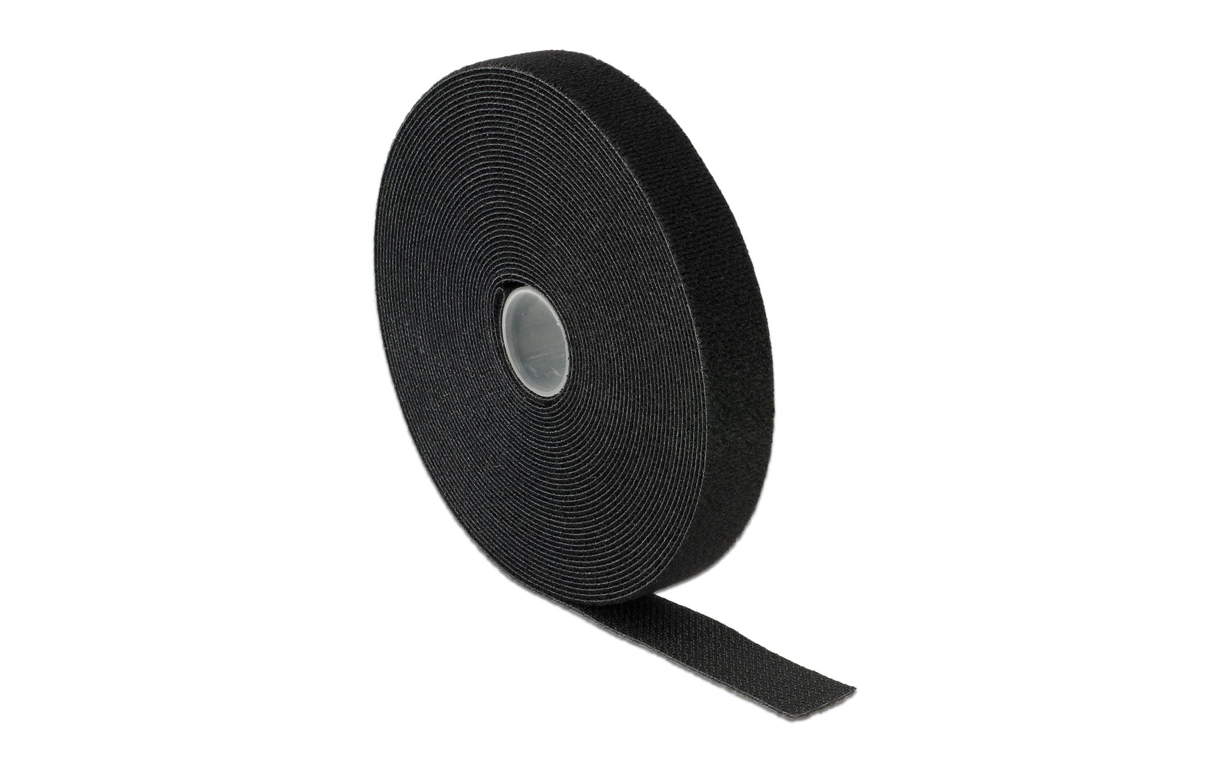 Delock Klettband-Rolle 10 m x 20 mm Schwarz – Klettband-Rolle von Delock