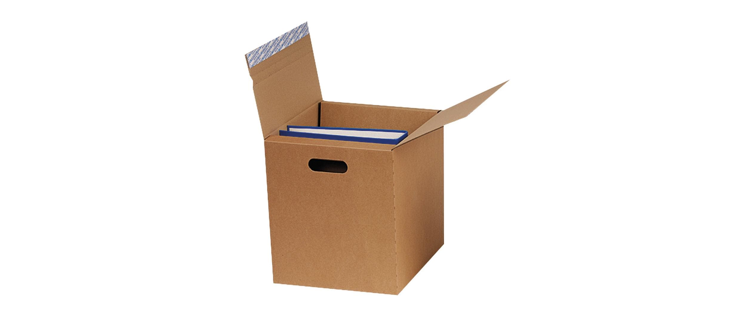 Brieger Ordnerversandkarton 32.5 x 29 x 32.5 cm, 1 Stück – Versandkarton von Brieger