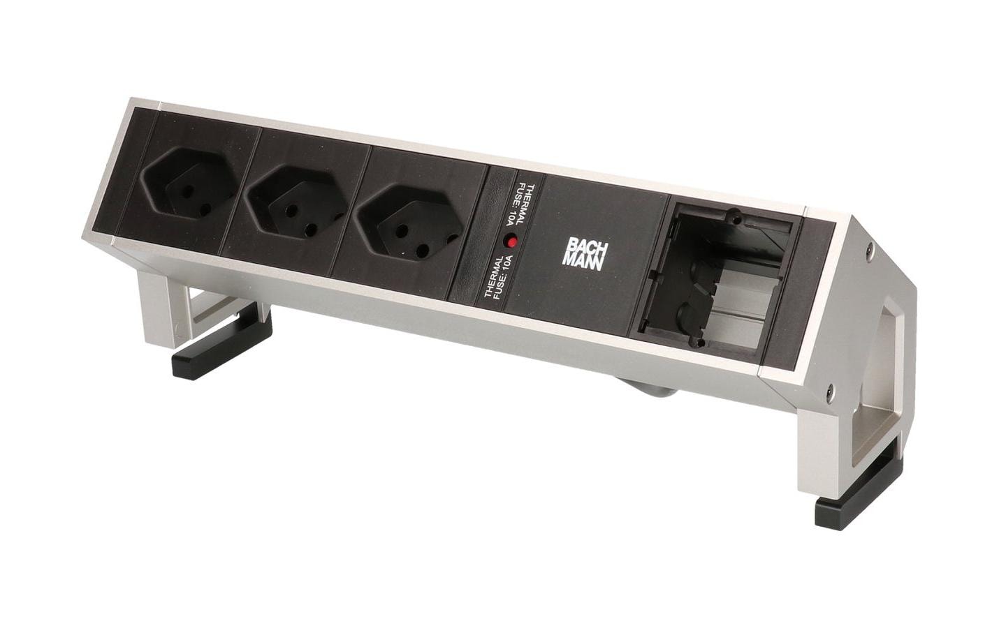 Bachmann Tischsteckdosenleiste DESK 2 3x T13, 1x ABD 3x T13 – 1x ABD – Tischsteckdosenleiste von Bachmann