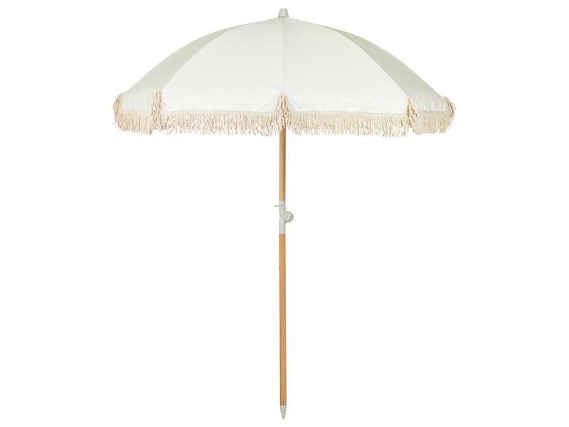 KOOR, Sonnenschirm Boho Off-White, 180 cm