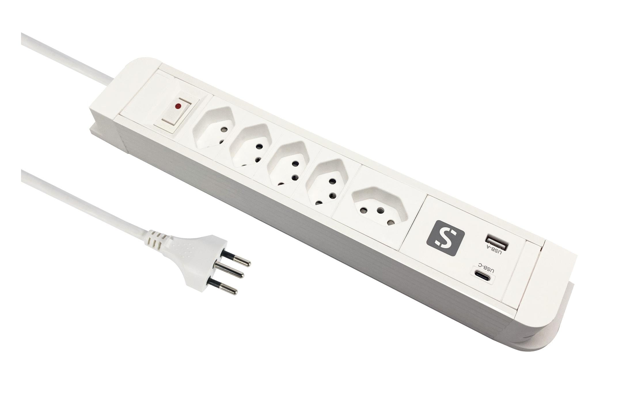 Schönenberger PRINCIPIO PD20W 1x USB-C, 1x USB-A – Steckerleiste von Schönenberger