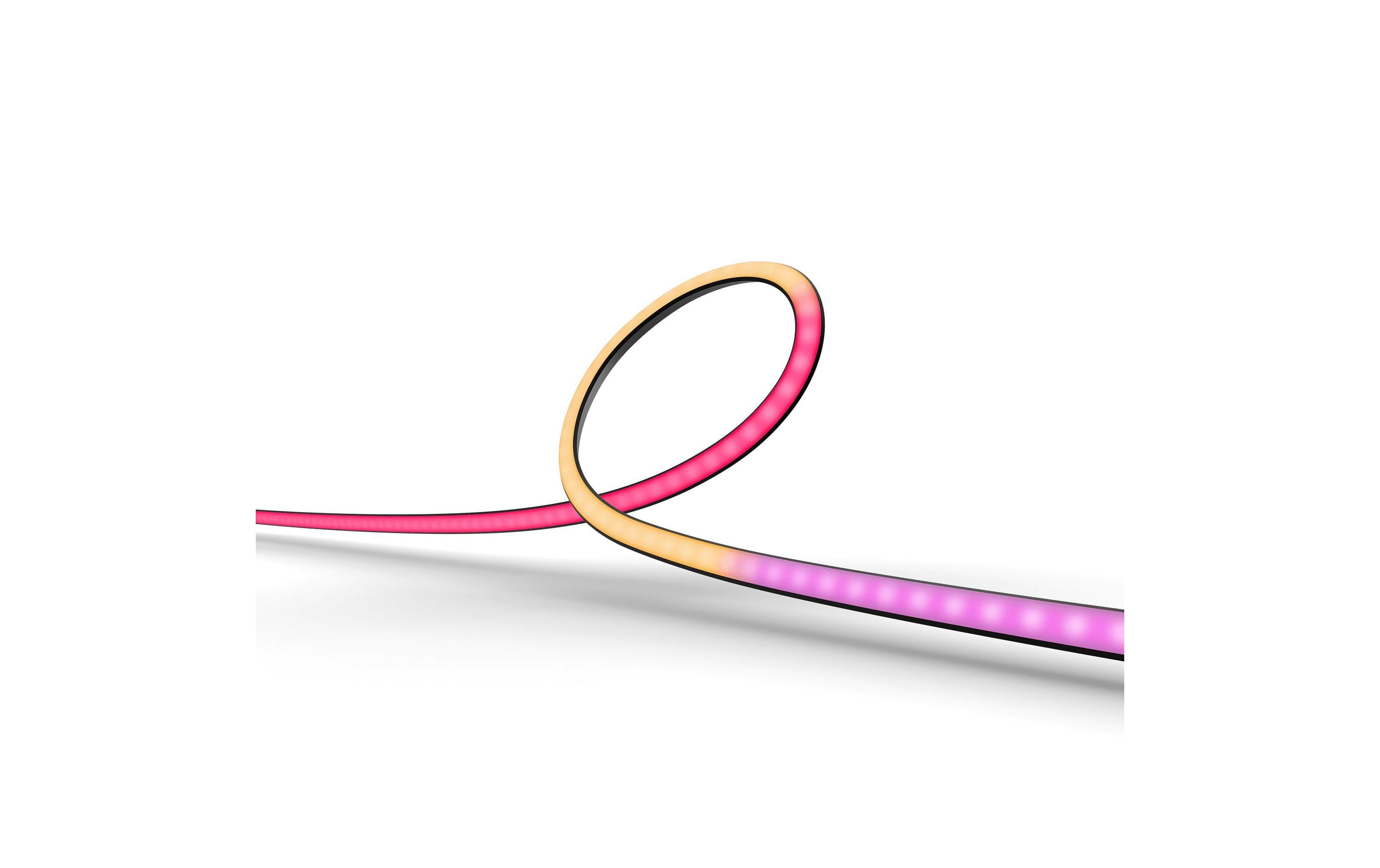 Philips Hue Play Gradient Lightstrip TV, 65 – Smarter LED-Streifen mit Netzteil von Philips Hue