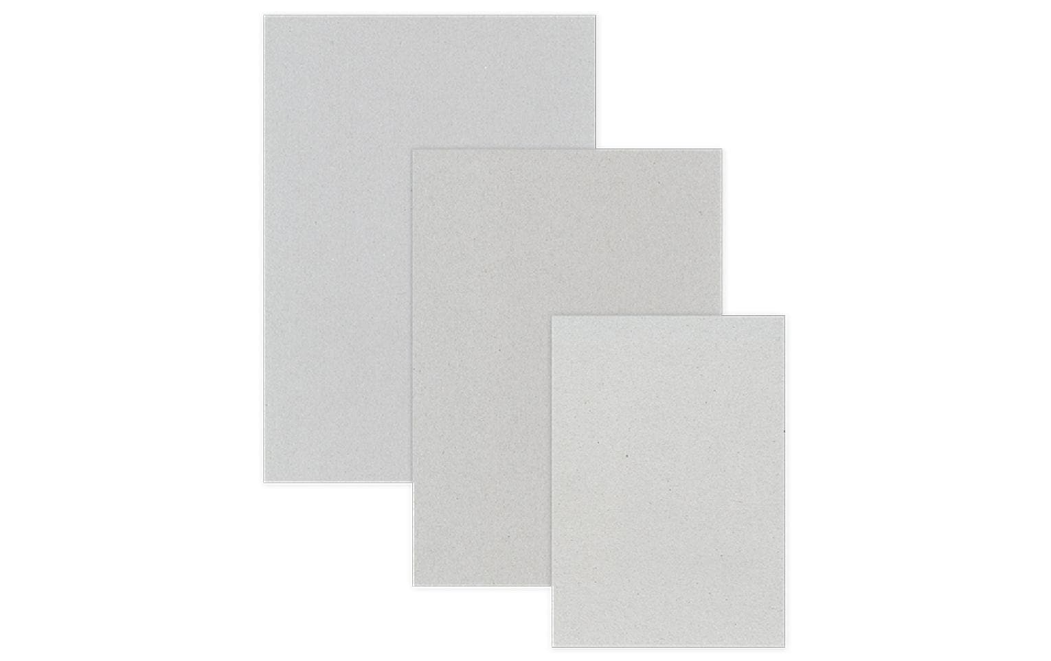 office focus Einlagekarton 40 x 55 cm, Grau, 10 Stück – Versandkarton von office focus