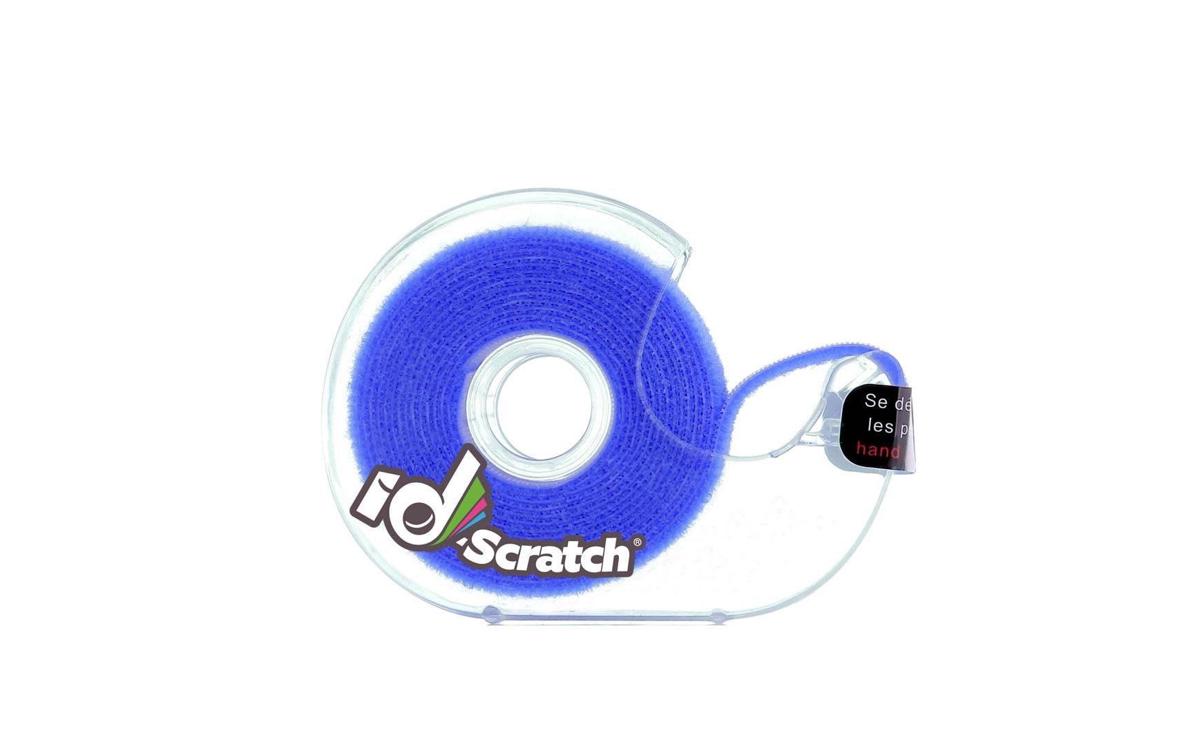 Patchsee Klettband-Box ID-SCRATCH Dispender Box Blau – Klettband von Patchsee